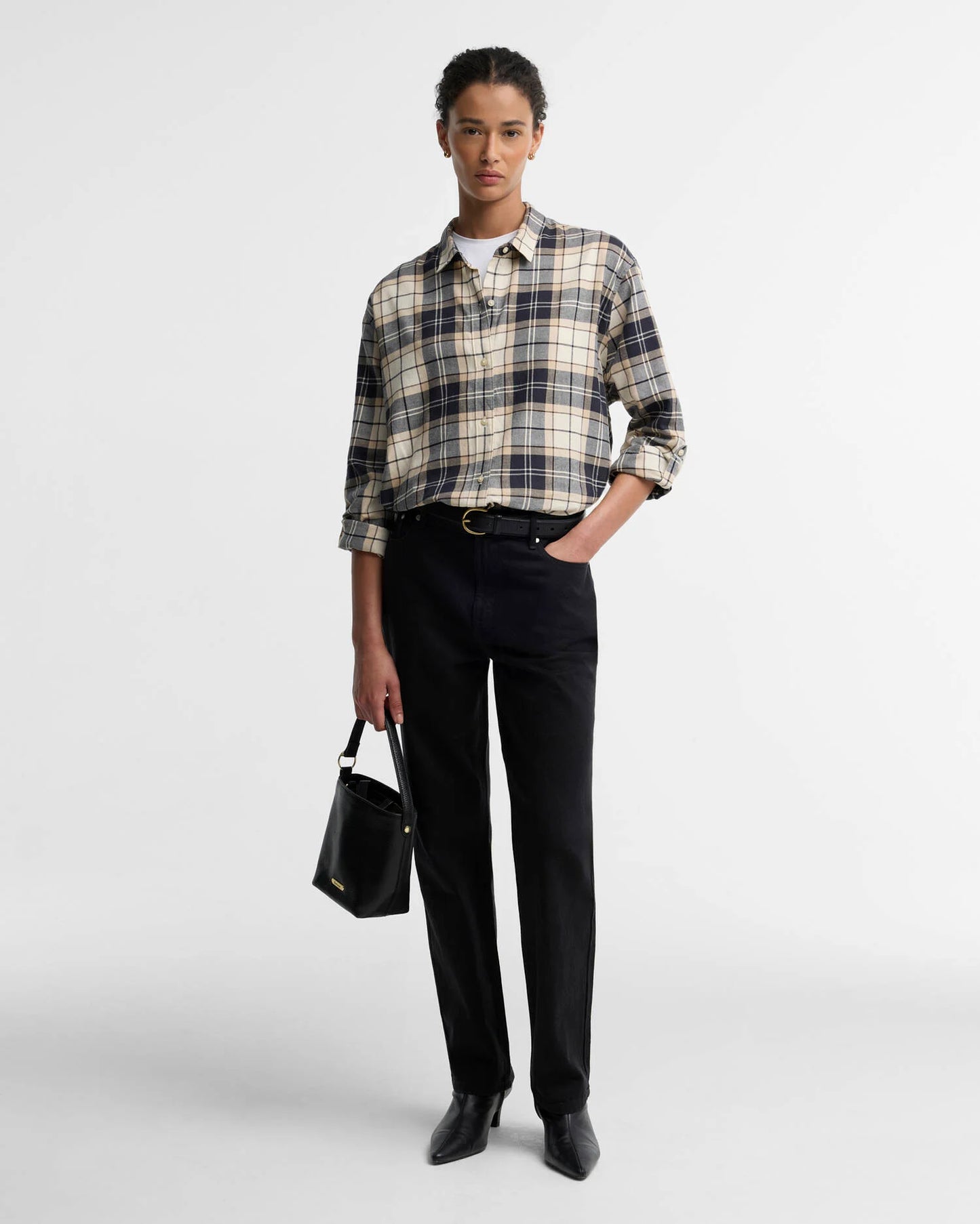 Barbour Shirt Woman Elishaw Cardinal Tartan