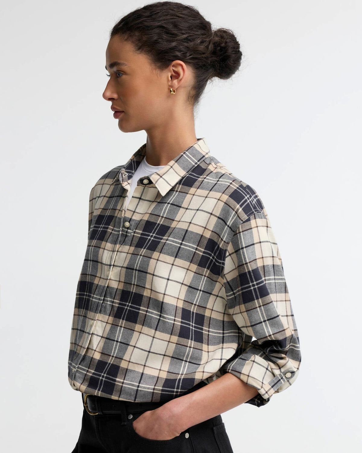 Barbour Shirt Woman Elishaw Cardinal Tartan