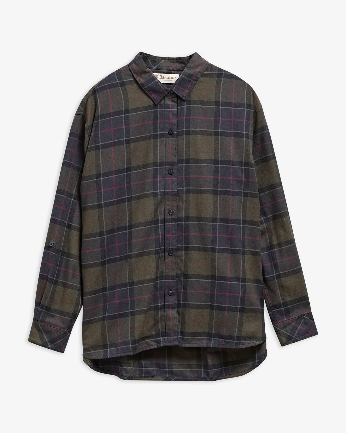 Barbour Shirt Woman Elishaw Shadow Classic Tartan