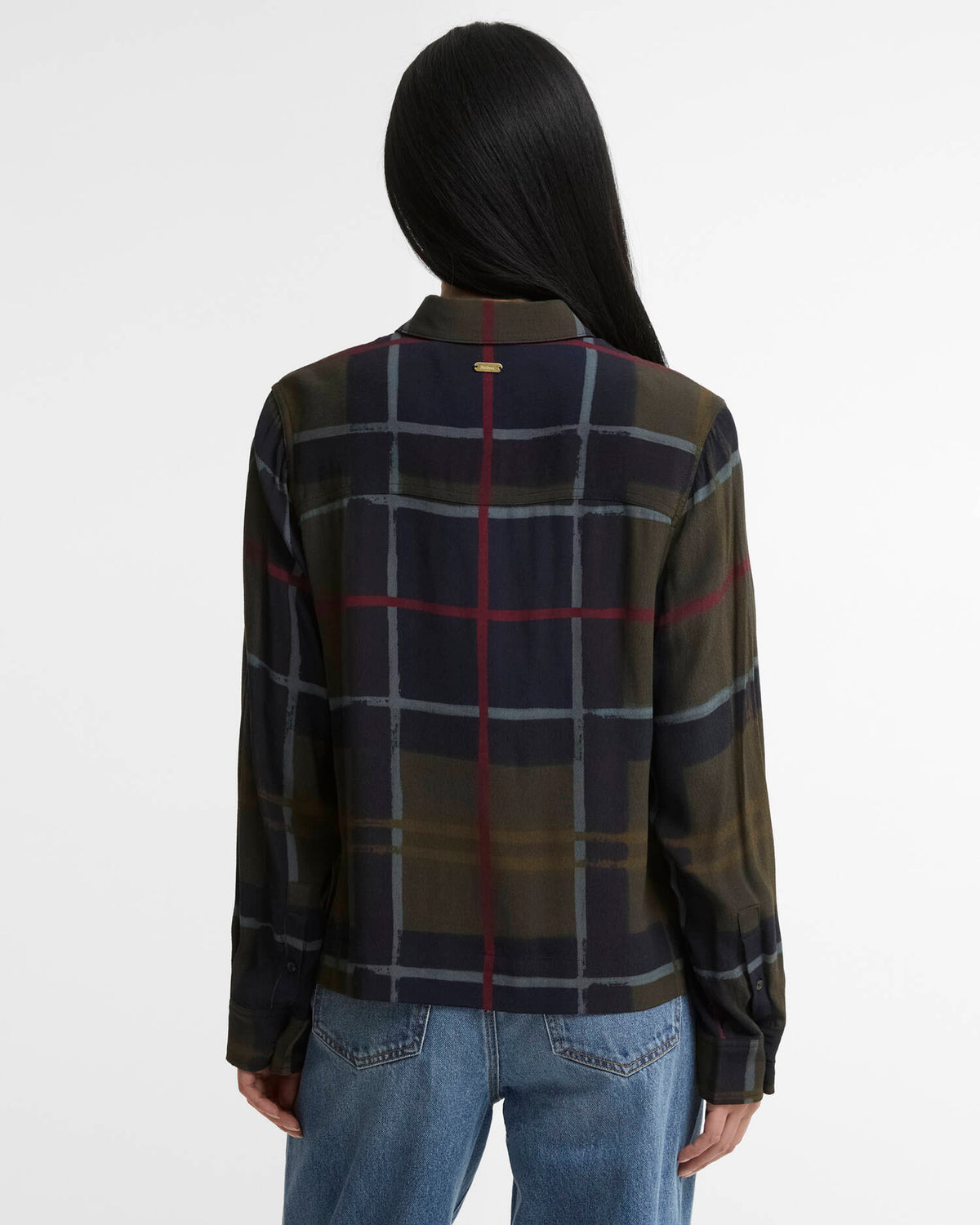Barbour Shirt Woman Kirkless Shadow Classic Paint TTN