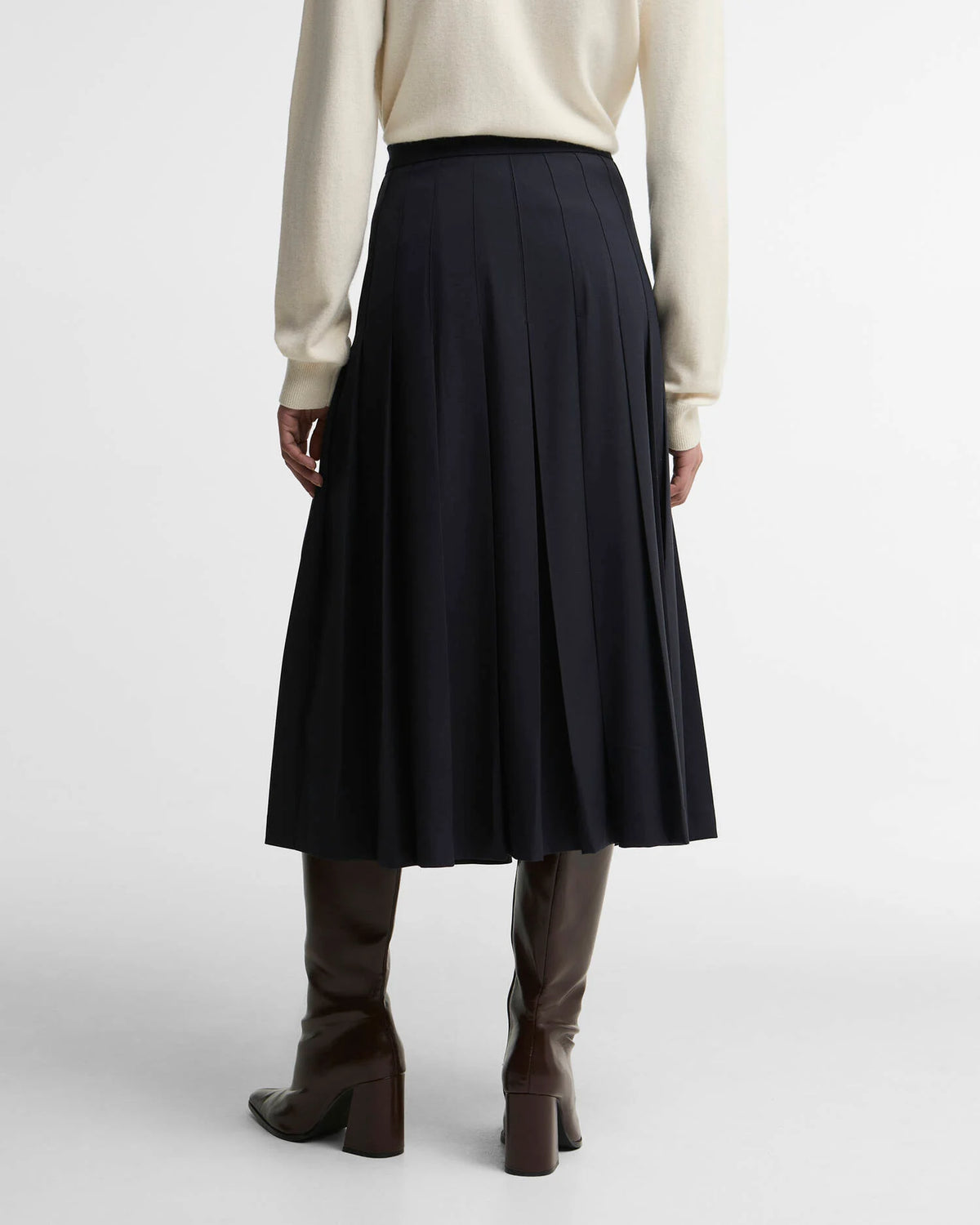 Barbour Skirt Woman Midi Delilah Dark Navy