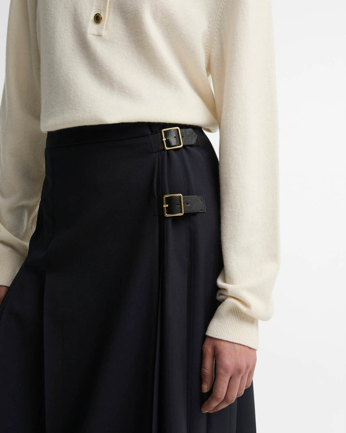 Barbour Skirt Woman Midi Delilah Dark Navy