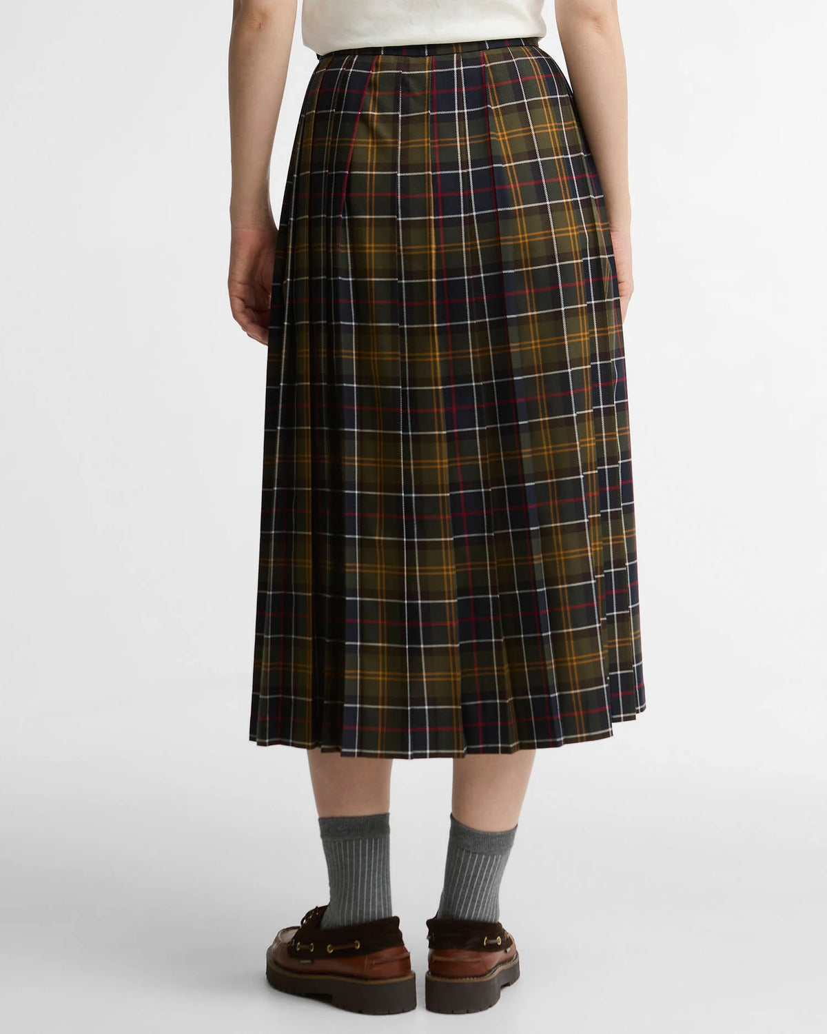 Barbour Skirt Woman Midi Classic Tartan