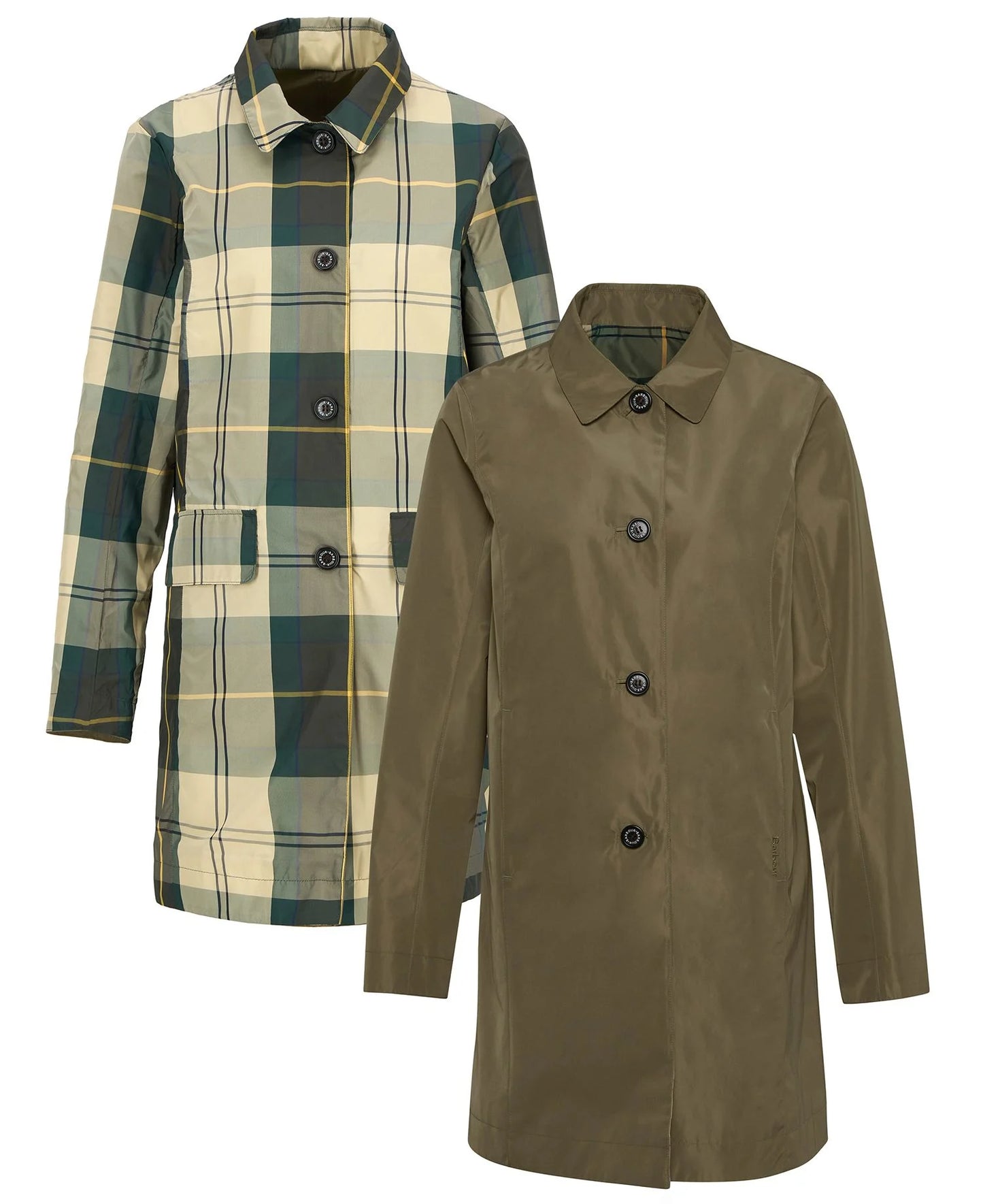 Barbour Jacket Woman Babbity Reversible Showerproof