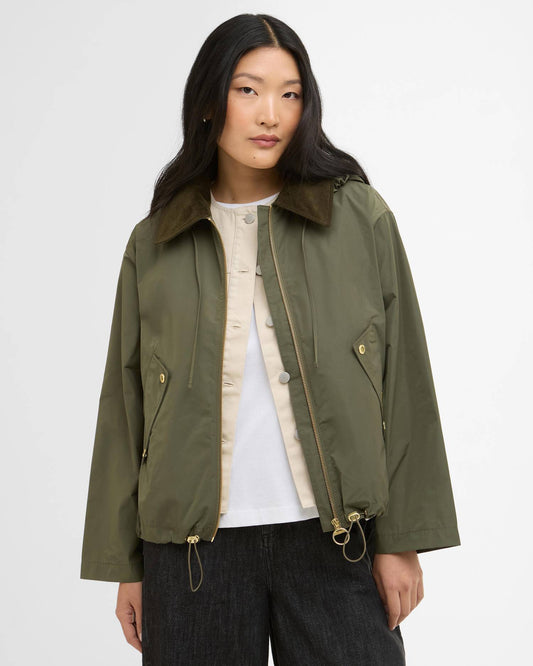 Barbour Jacket Woman Weaver Ivy Green