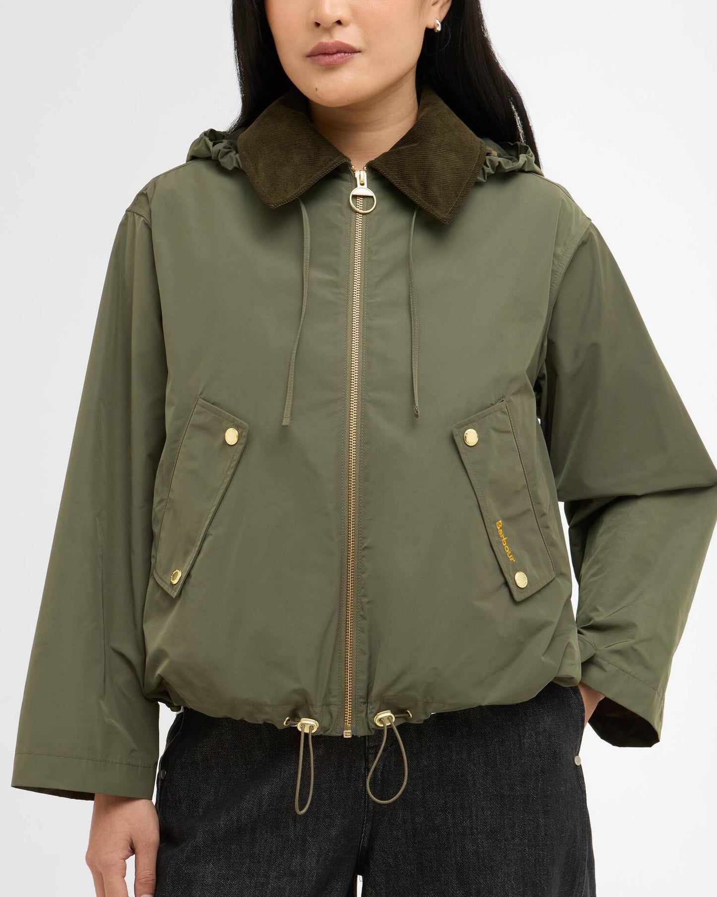 Barbour Jacket Woman Weaver Ivy Green