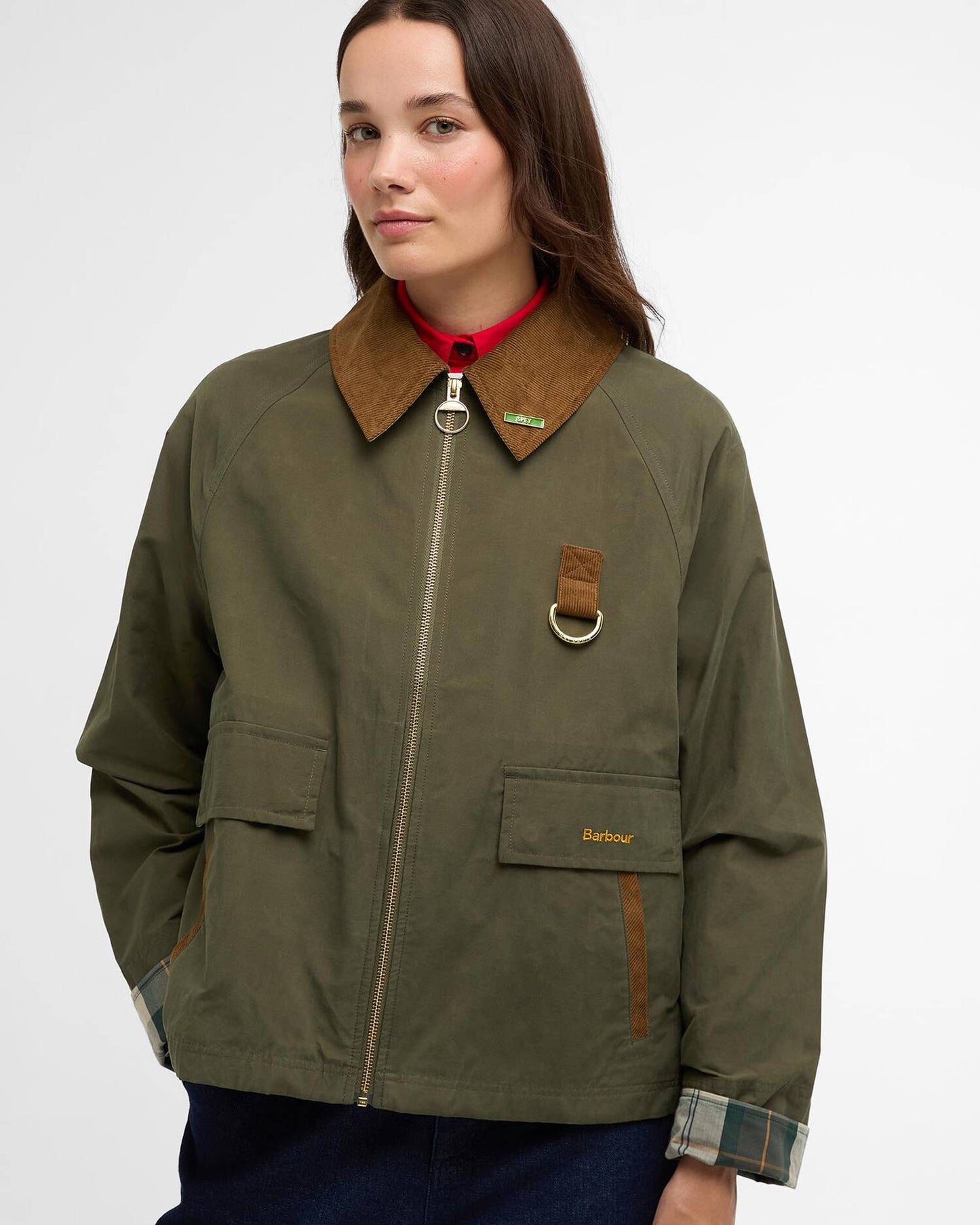 Barbour Jacket Woman Icon Spey Ivy Green