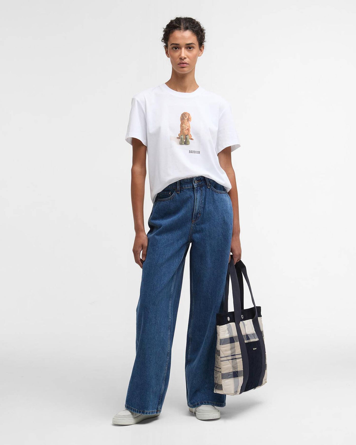 Barbour T-Shirt Woman Bedale White