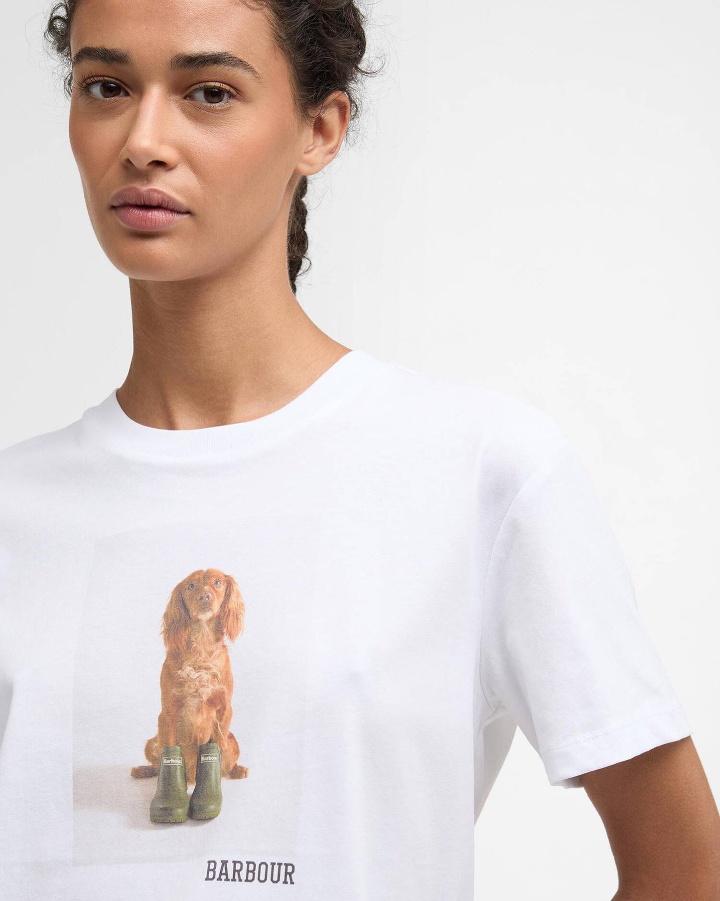 Barbour T-Shirt Woman Bedale White