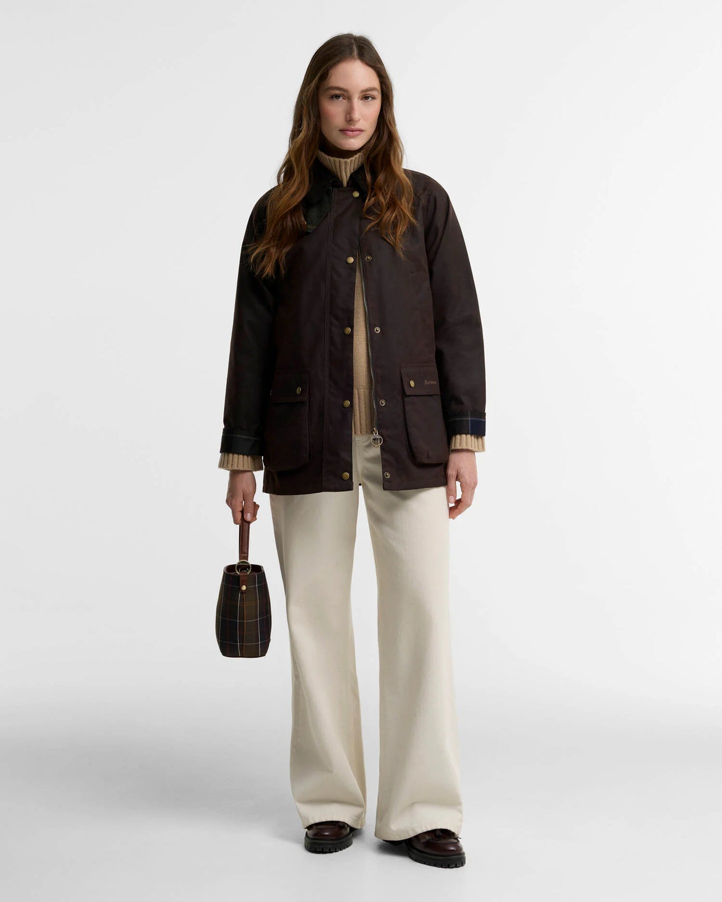 Barbour Jacket Woman Acorn MC Wax Rustic Classic