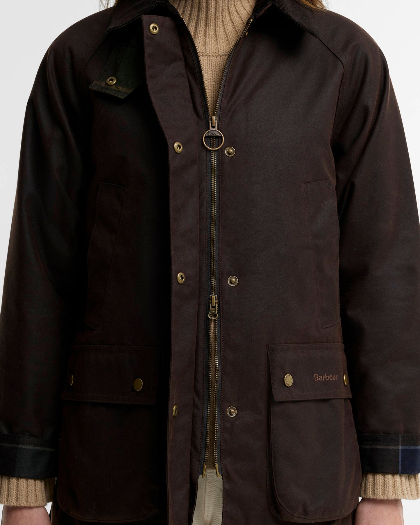 Barbour Jacket Woman Acorn MC Wax Rustic Classic