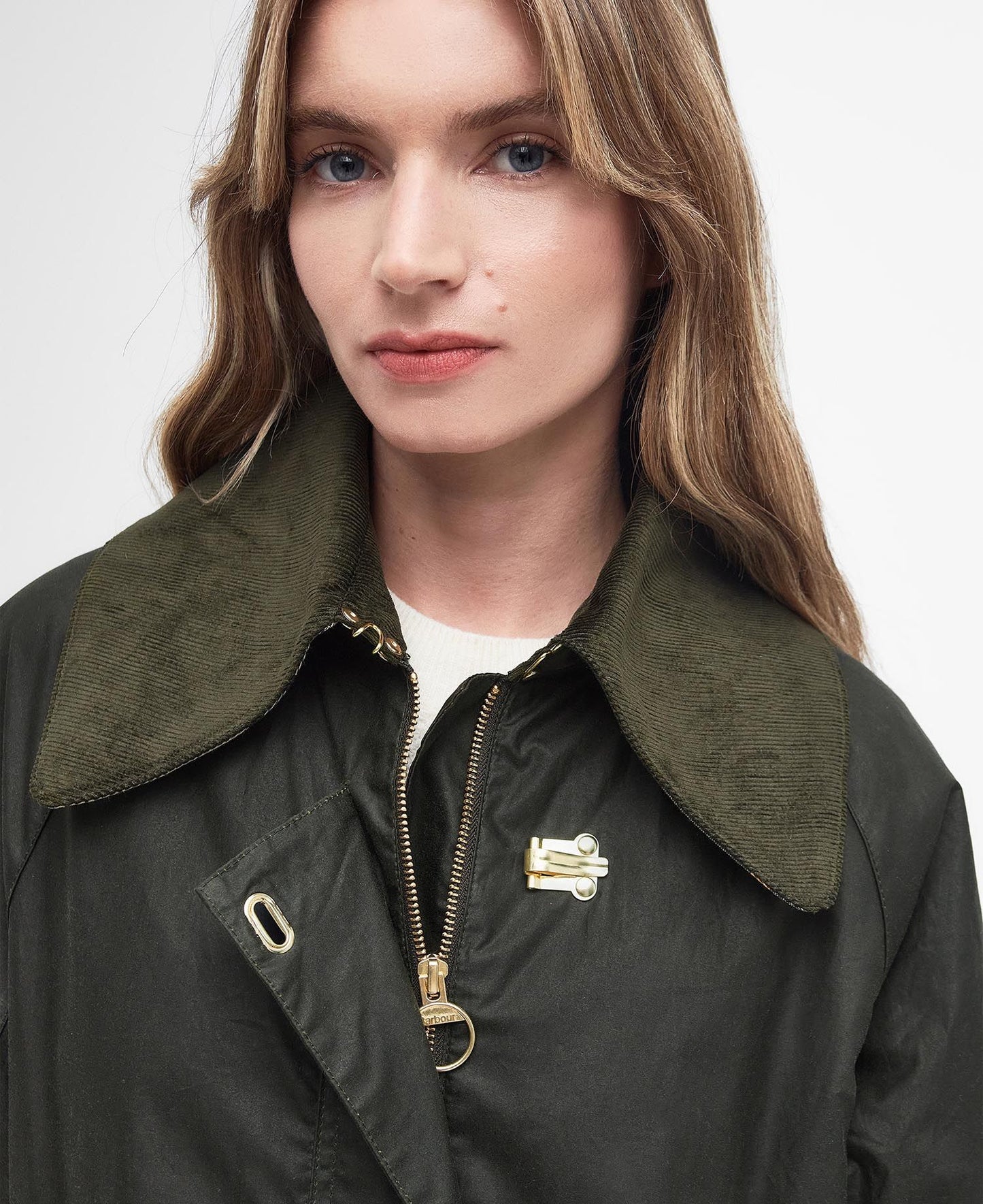Barbour Jacket Woman Drummond archive Olive