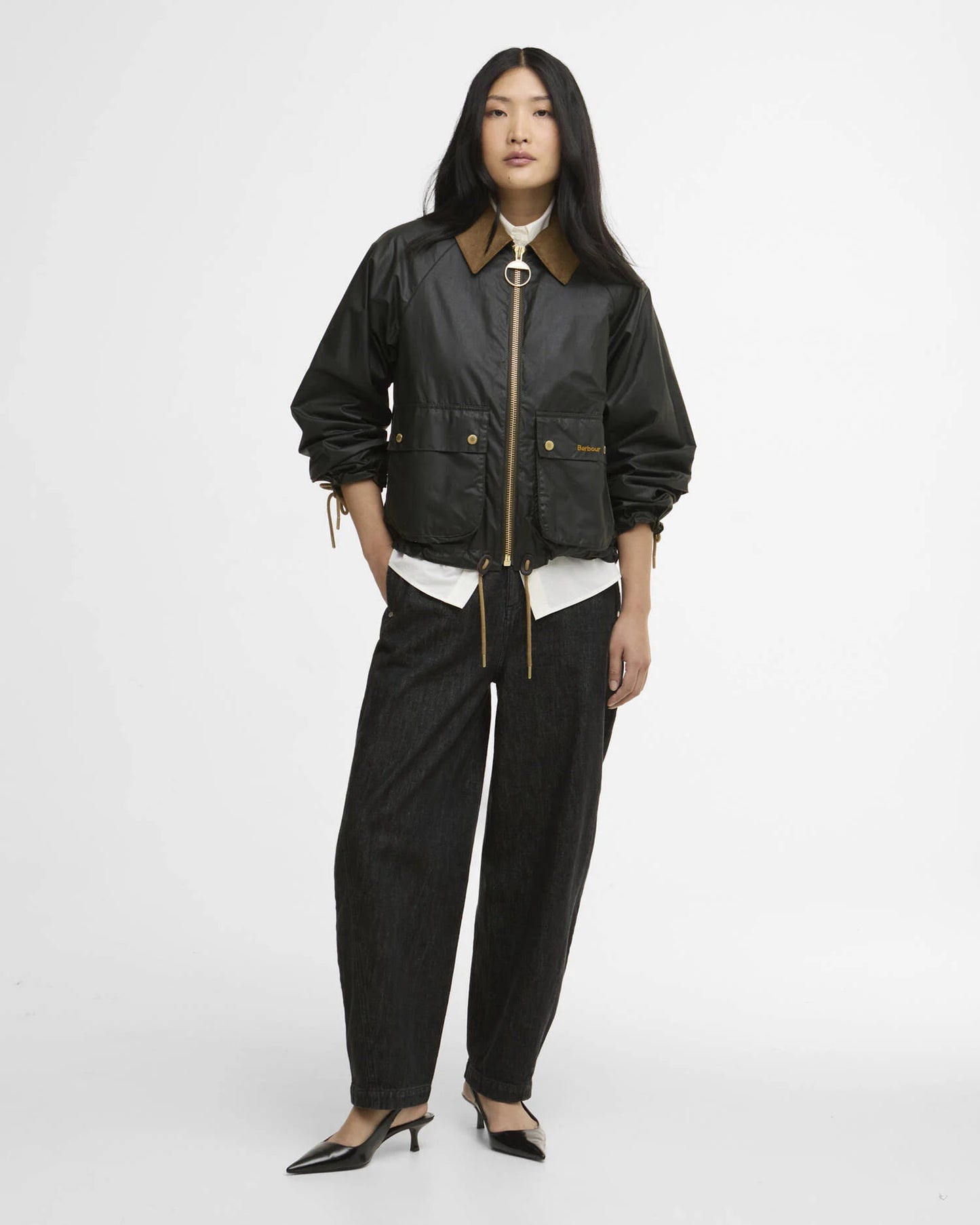 Barbour Jacket Woman Marron Fern