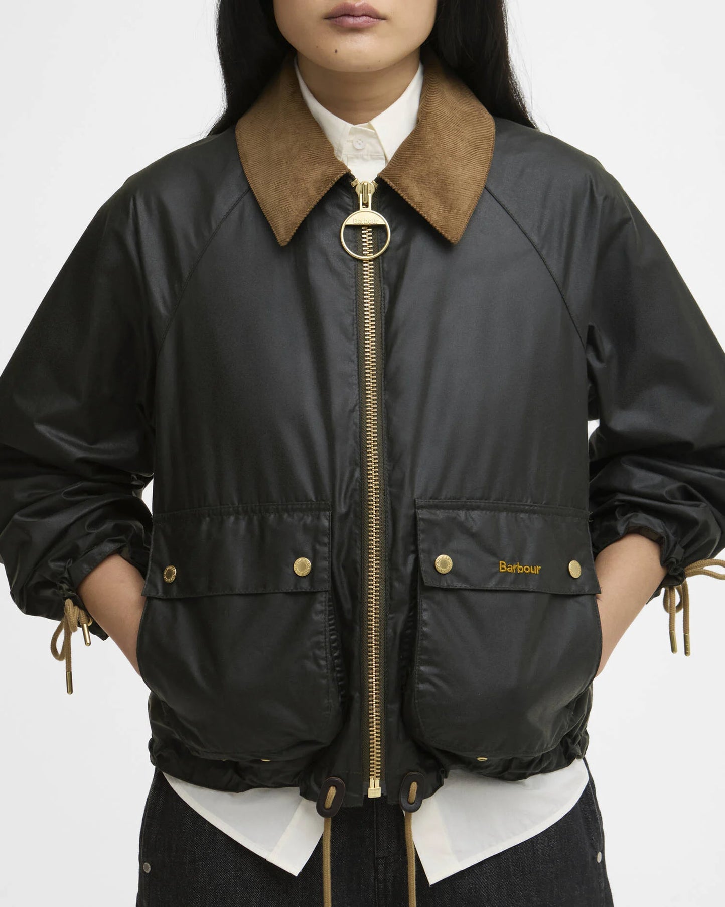 Barbour Jacket Woman Marron Fern
