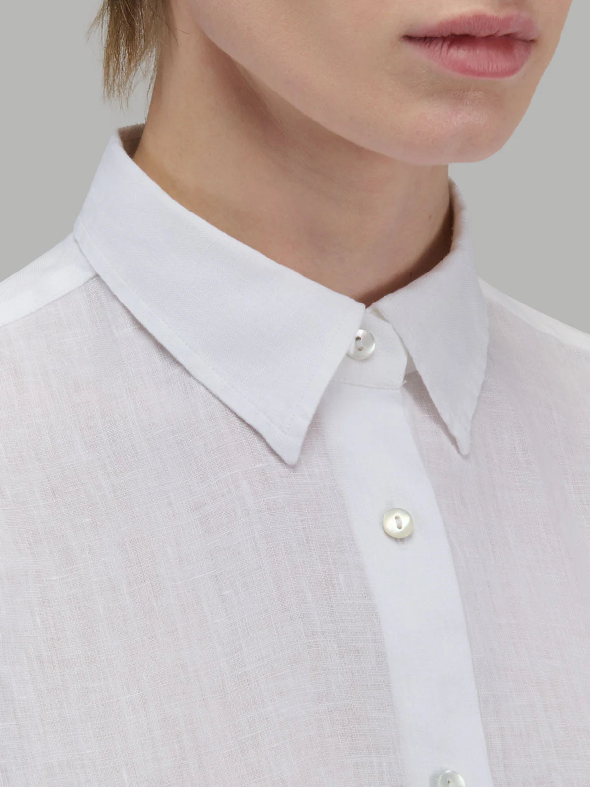 Xacus Shirt Woman Lino White II