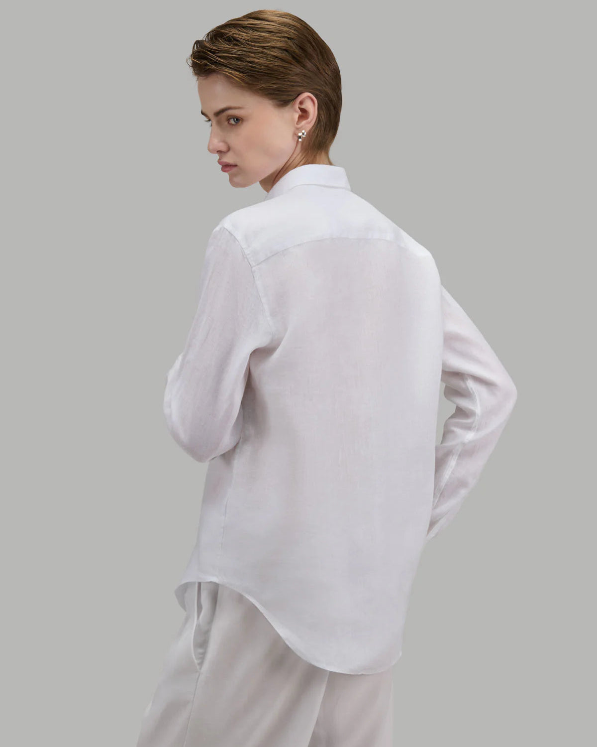 Xacus Shirt Woman Lino White II
