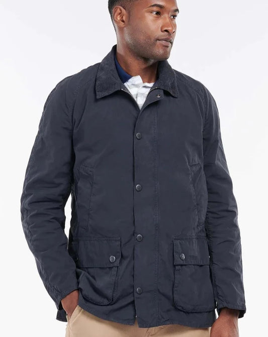 Barbour Jacket Man Ashby Navy