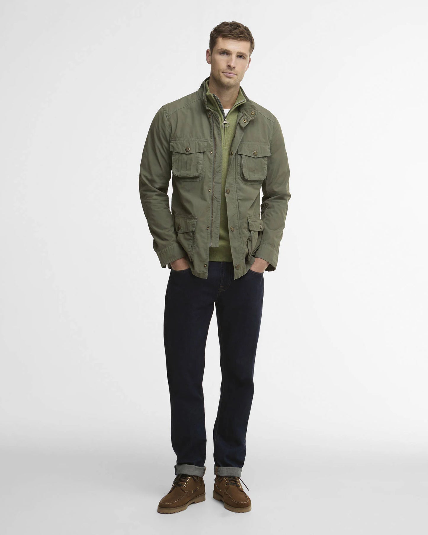 Barbour Jacket Man Corbridge Olive