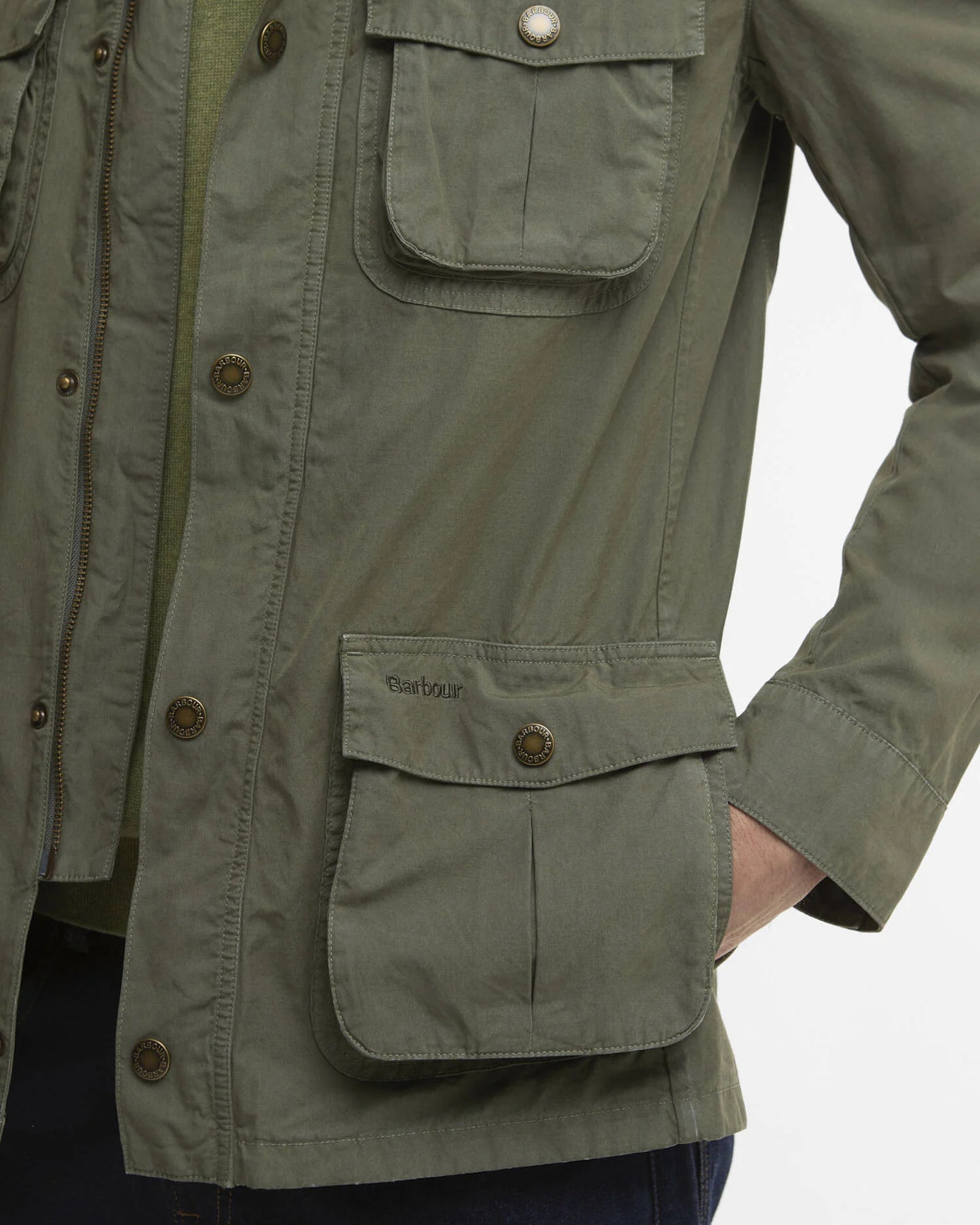 Barbour Jacket Man Corbridge Olive