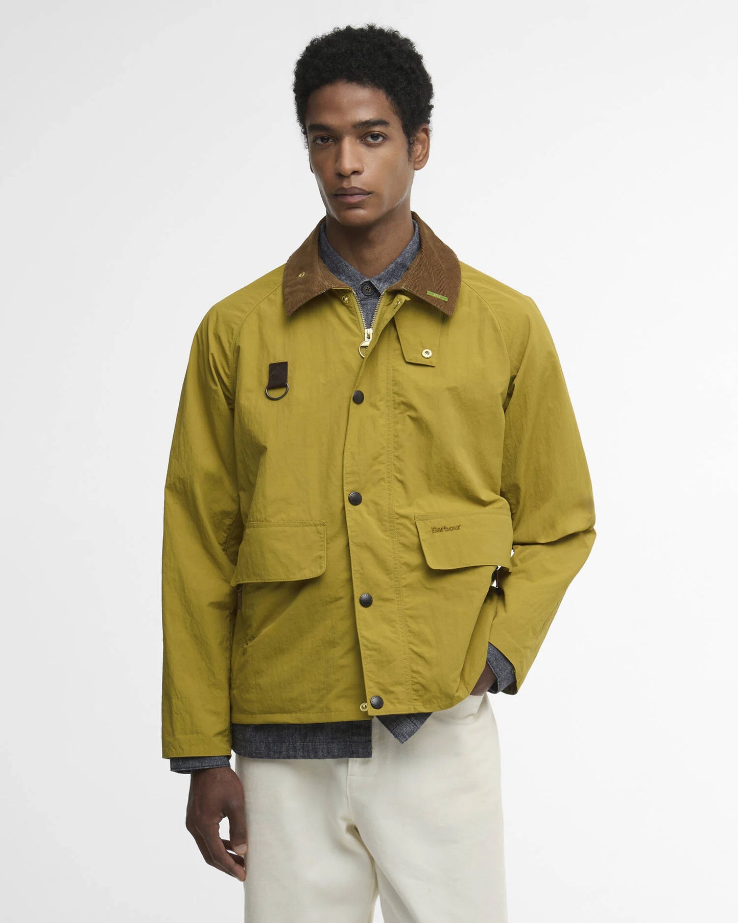 Barbour Jacket Man Icons Amber Green