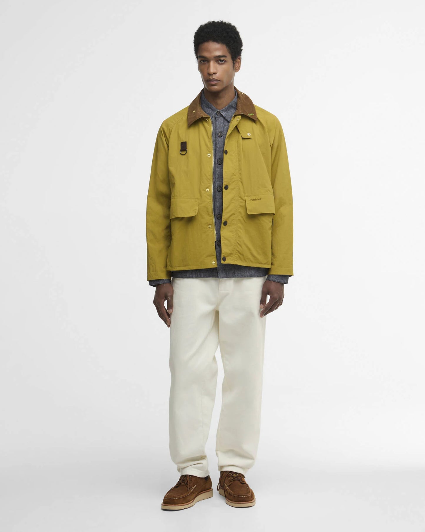 Barbour Jacket Man Icons Amber Green