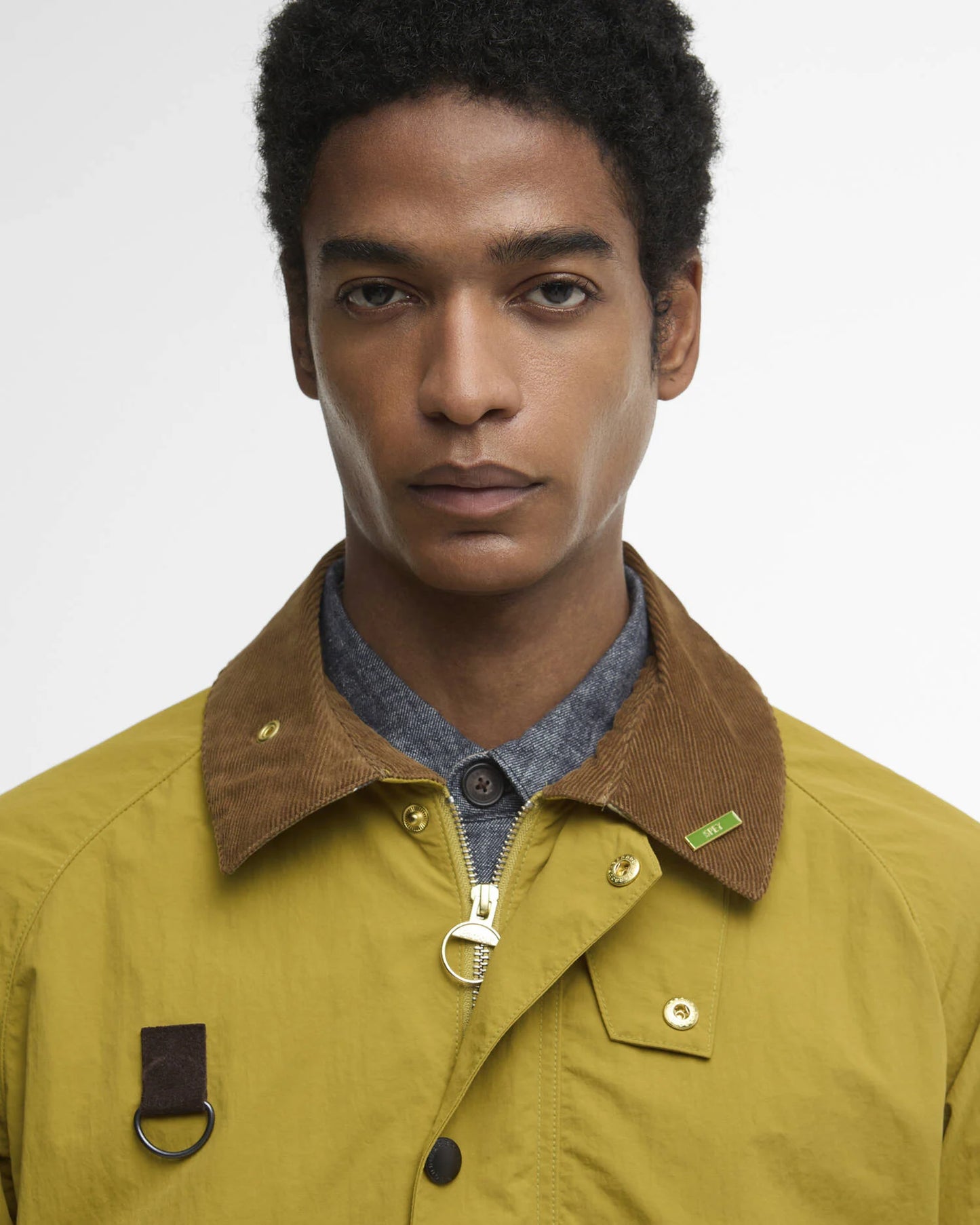 Barbour Jacket Man Icons Amber Green