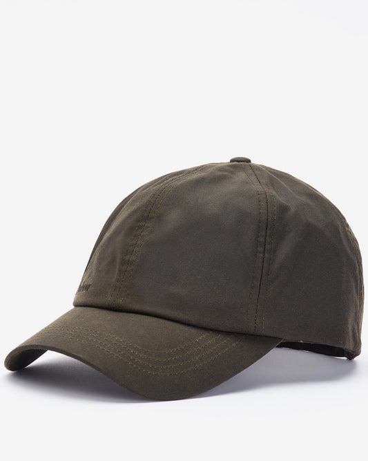 Barbour Cap Man Wax Sport II Olive