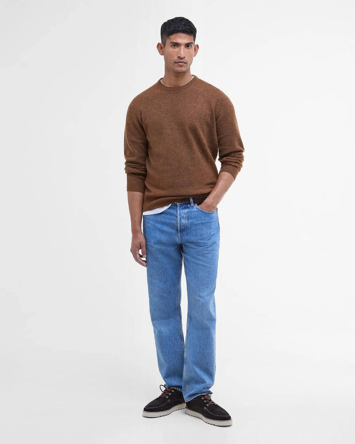 Barbour Sweater Man Ess Bracken