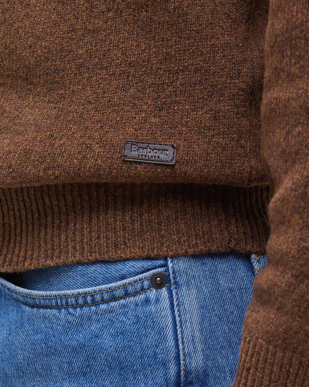 Barbour Sweater Man Ess Bracken