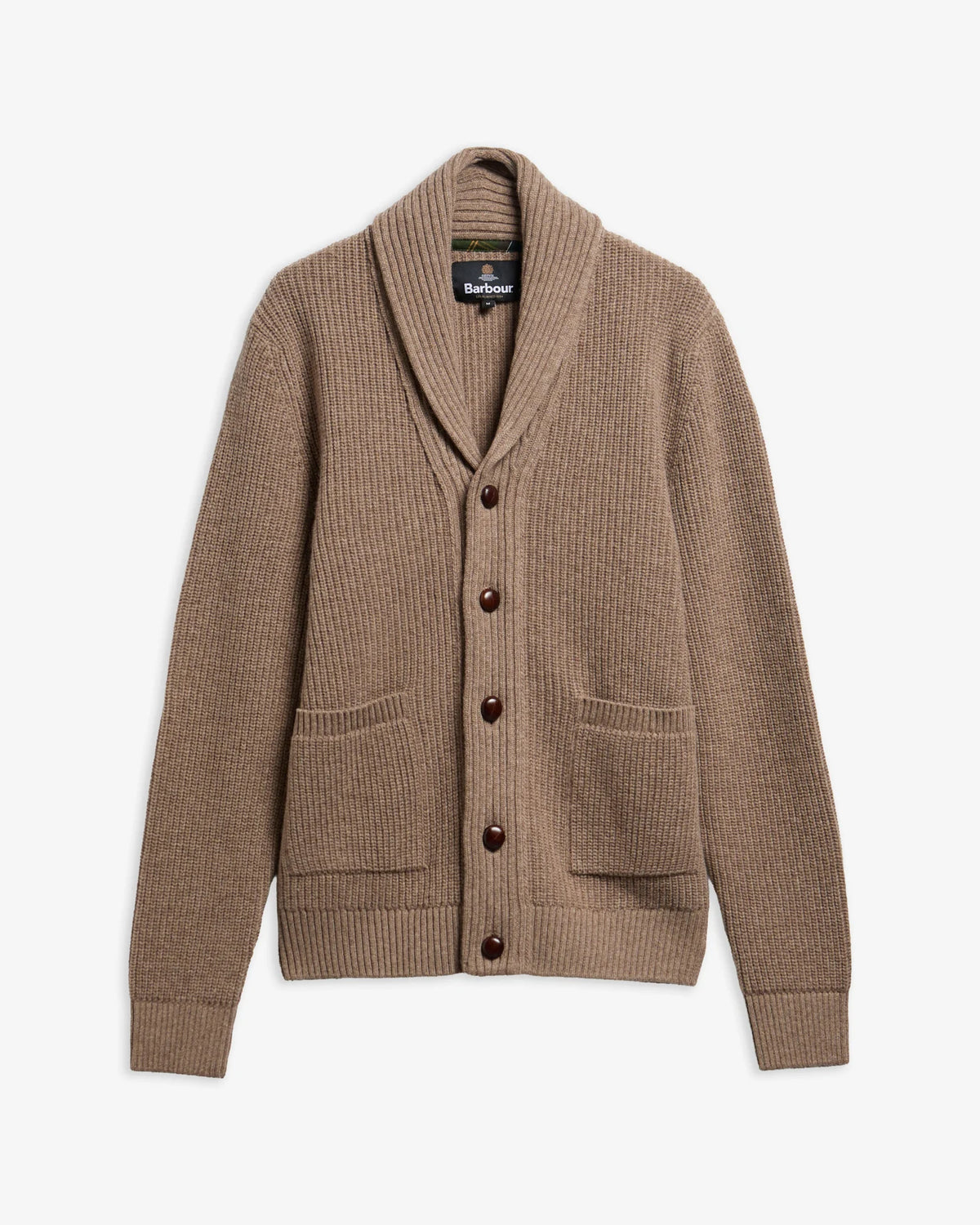 Barbour Sweater Man Hartland KC Stone