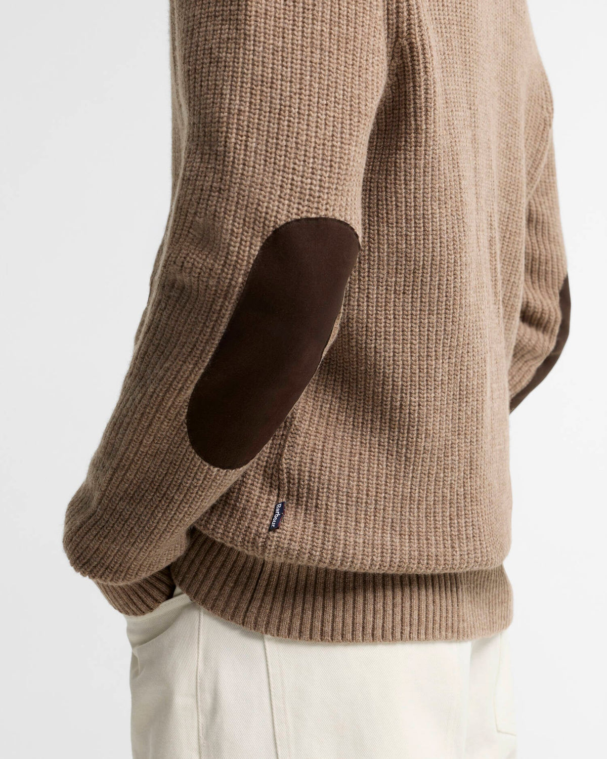 Barbour Sweater Man Hartland KC Stone
