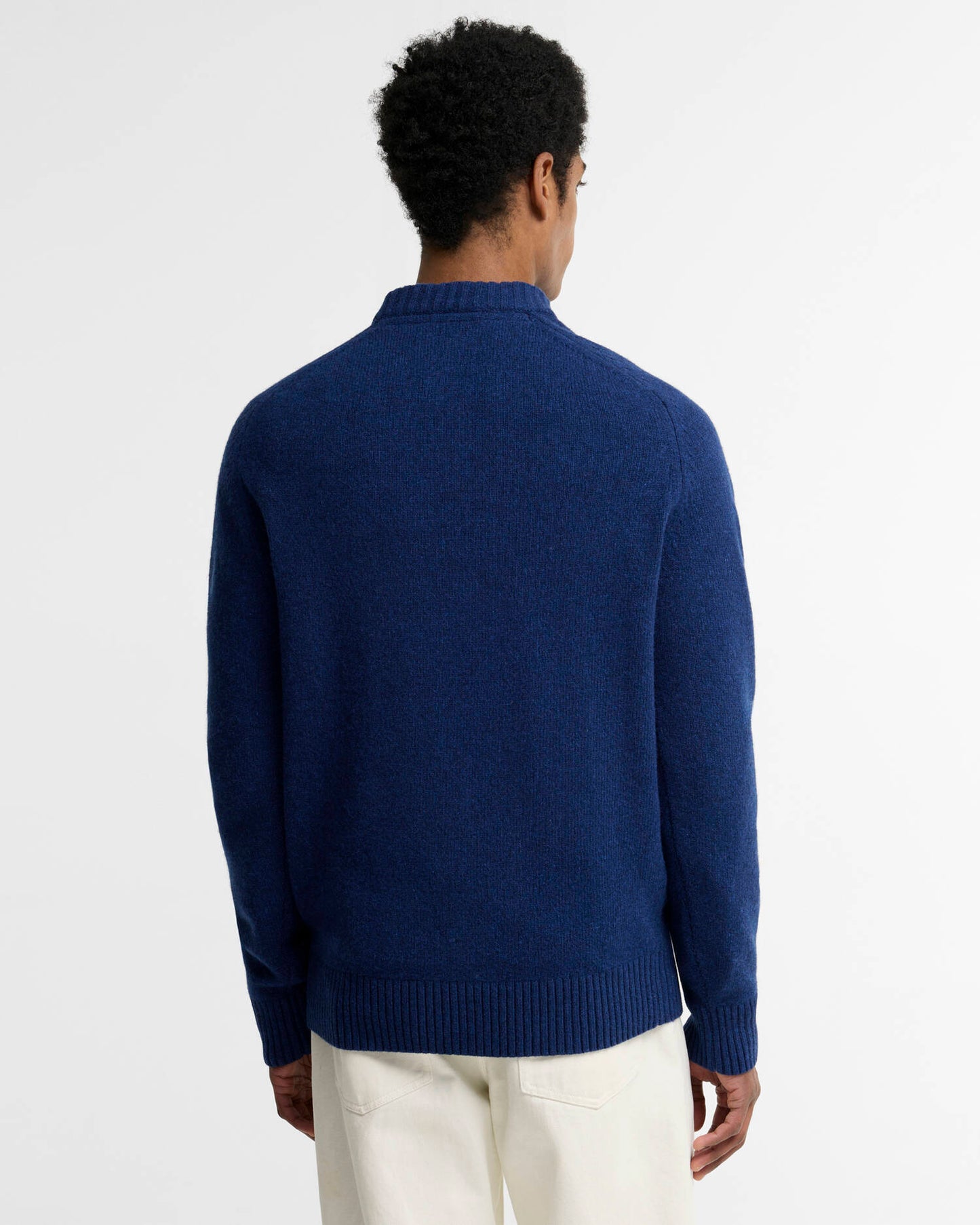 Barbour Sweater Man Town Inky Blue