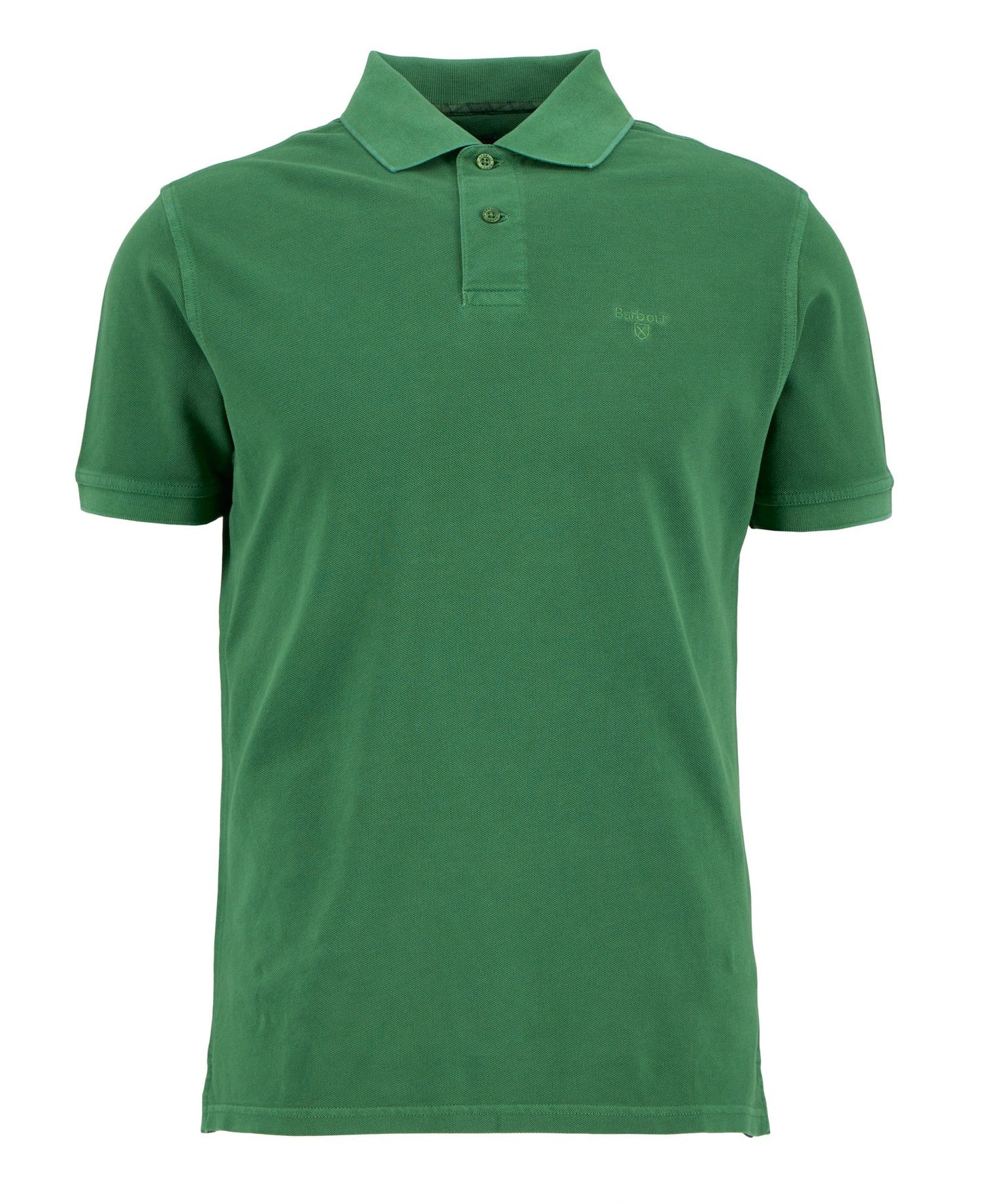 Barbour T-Shirt Man Polo Washed Green