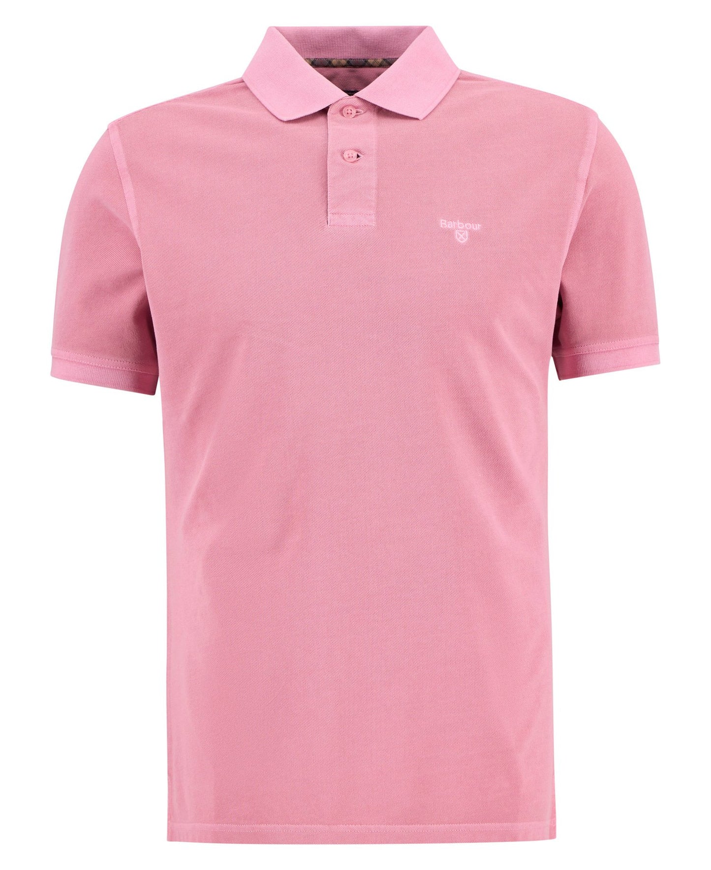 Barbour T-Shirt Man Polo Washed Pink