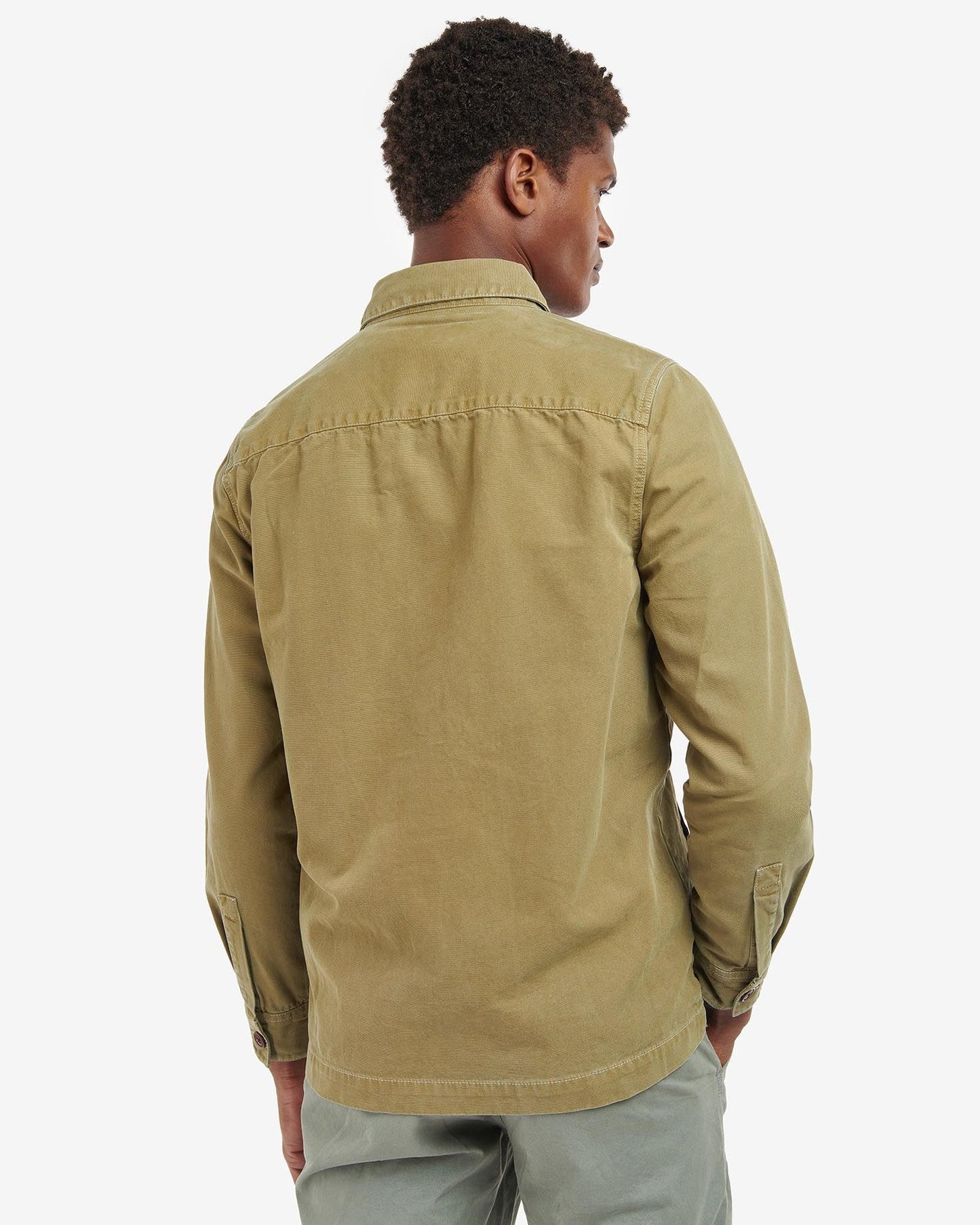 Barbour Jacket Man Overshirt Washed Cotton