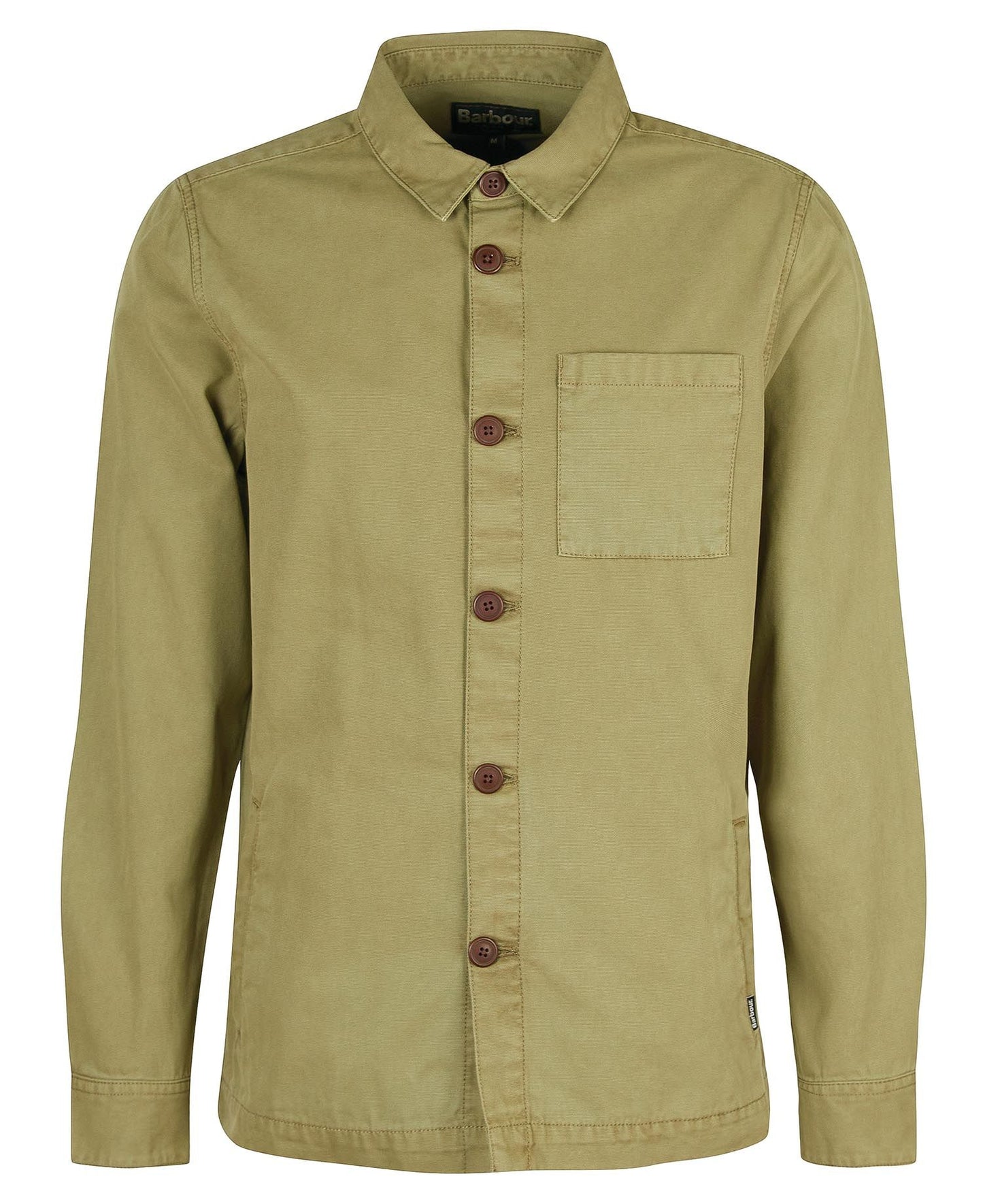 Barbour Jacket Man Overshirt Washed Cotton