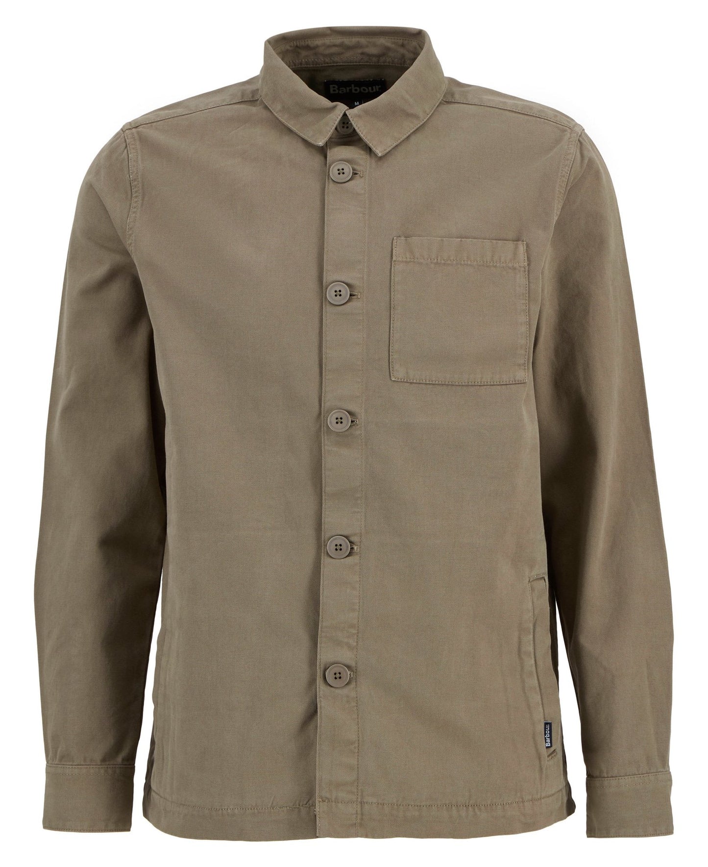 Barbour Jacket Man Overshirt Smokey Olive