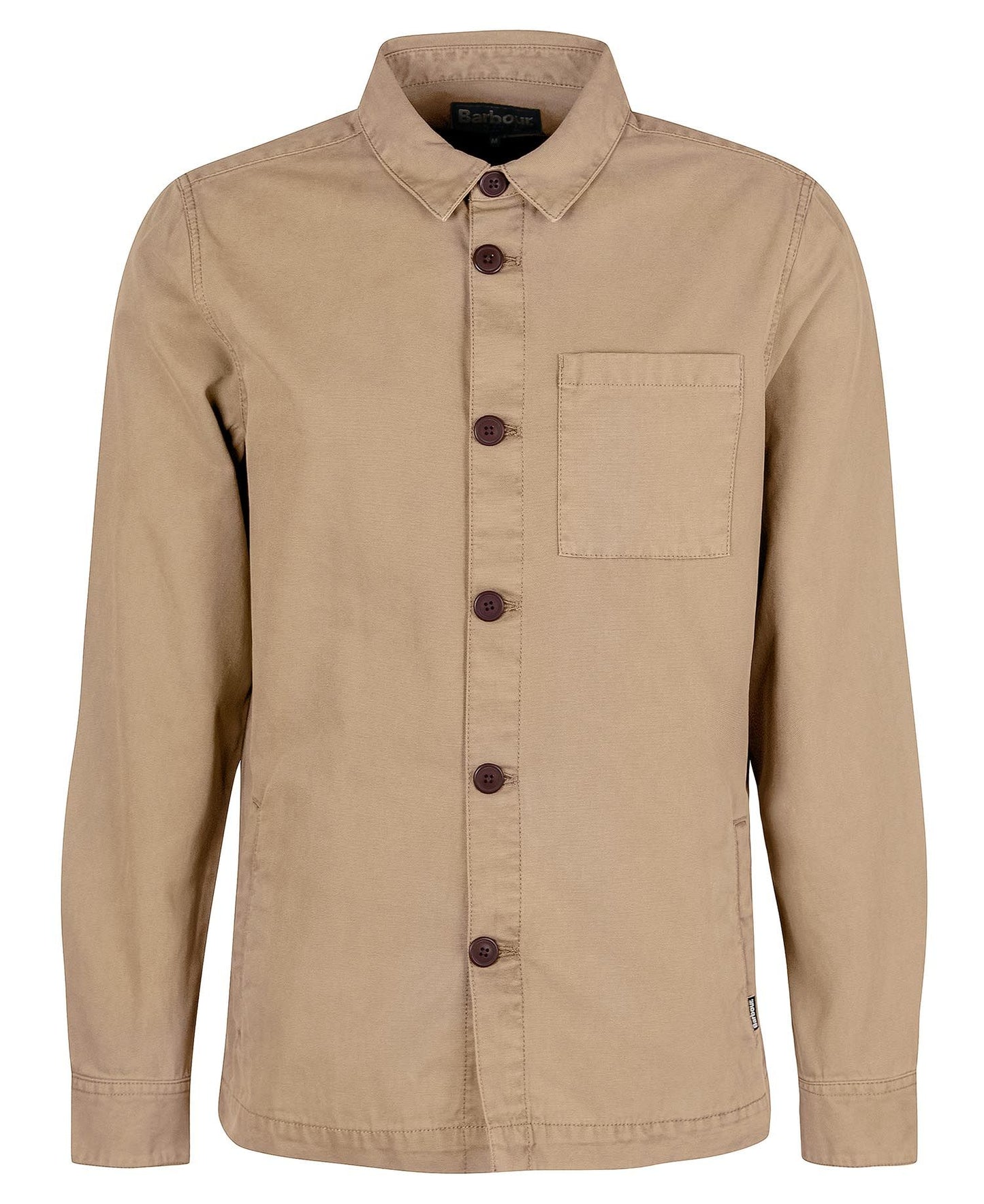 Barbour Jacket Man Overshirt Washed Cotton