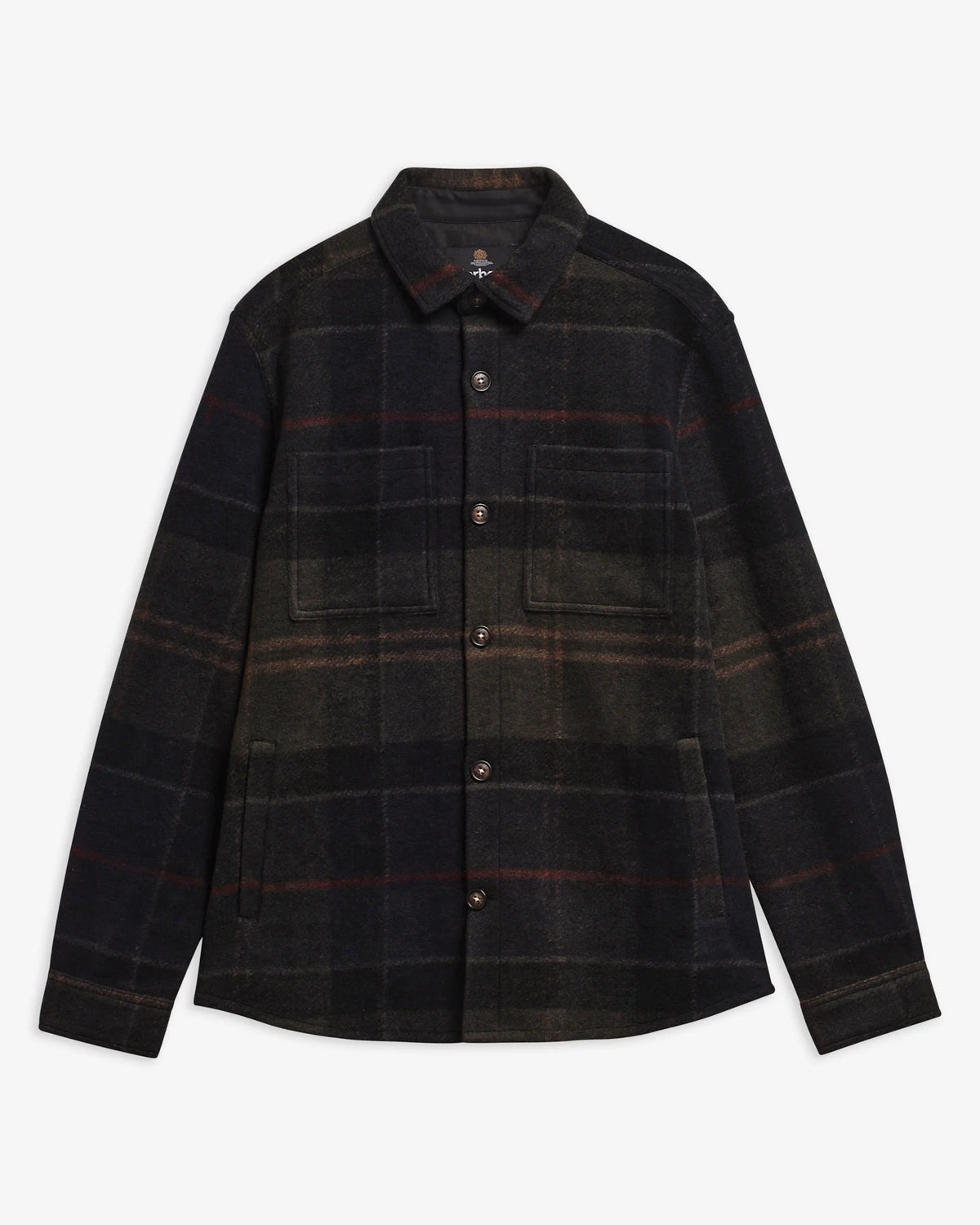 Barbour Shirt Man Woodlane OS Shadow Classic Tartan