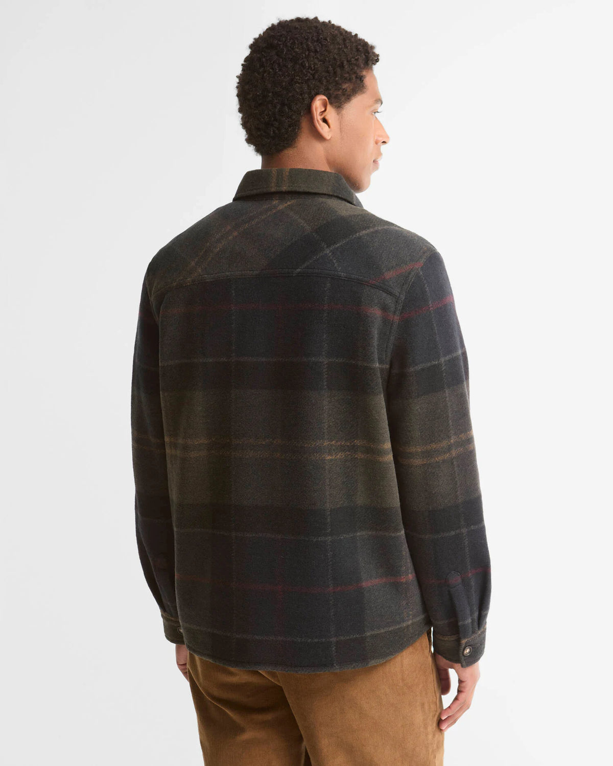 Barbour Shirt Man Woodlane OS Shadow Classic Tartan