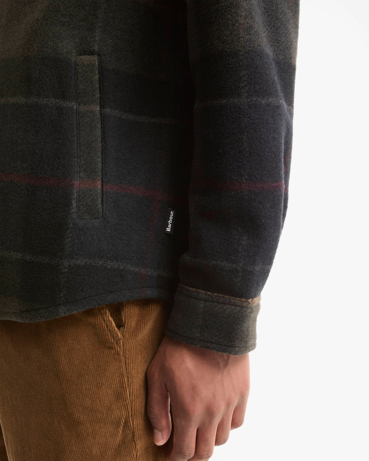 Barbour Shirt Man Woodlane OS Shadow Classic Tartan