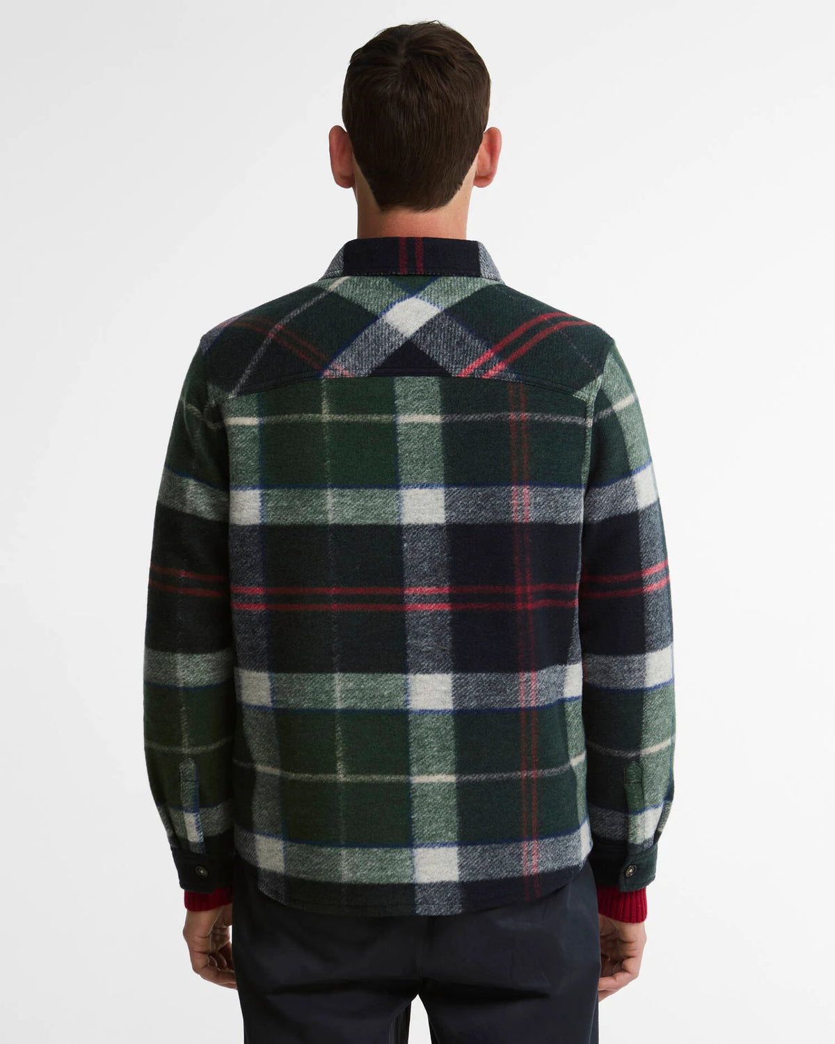 Barbour Shirt Man Woodlane OS Evergreen Tartan