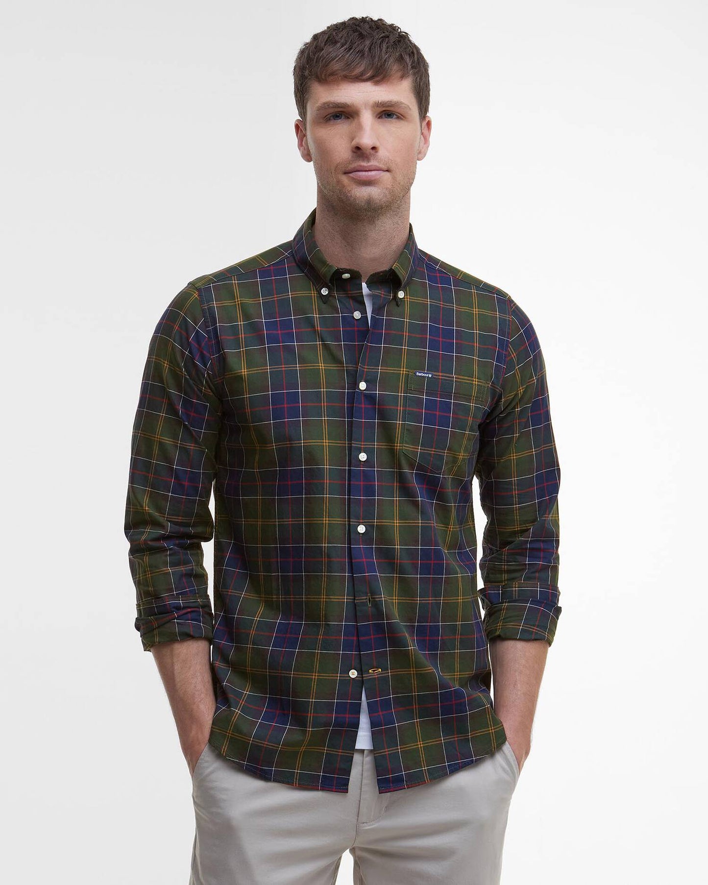 Barbour Shirt Man Kyeloch Tailored Classic