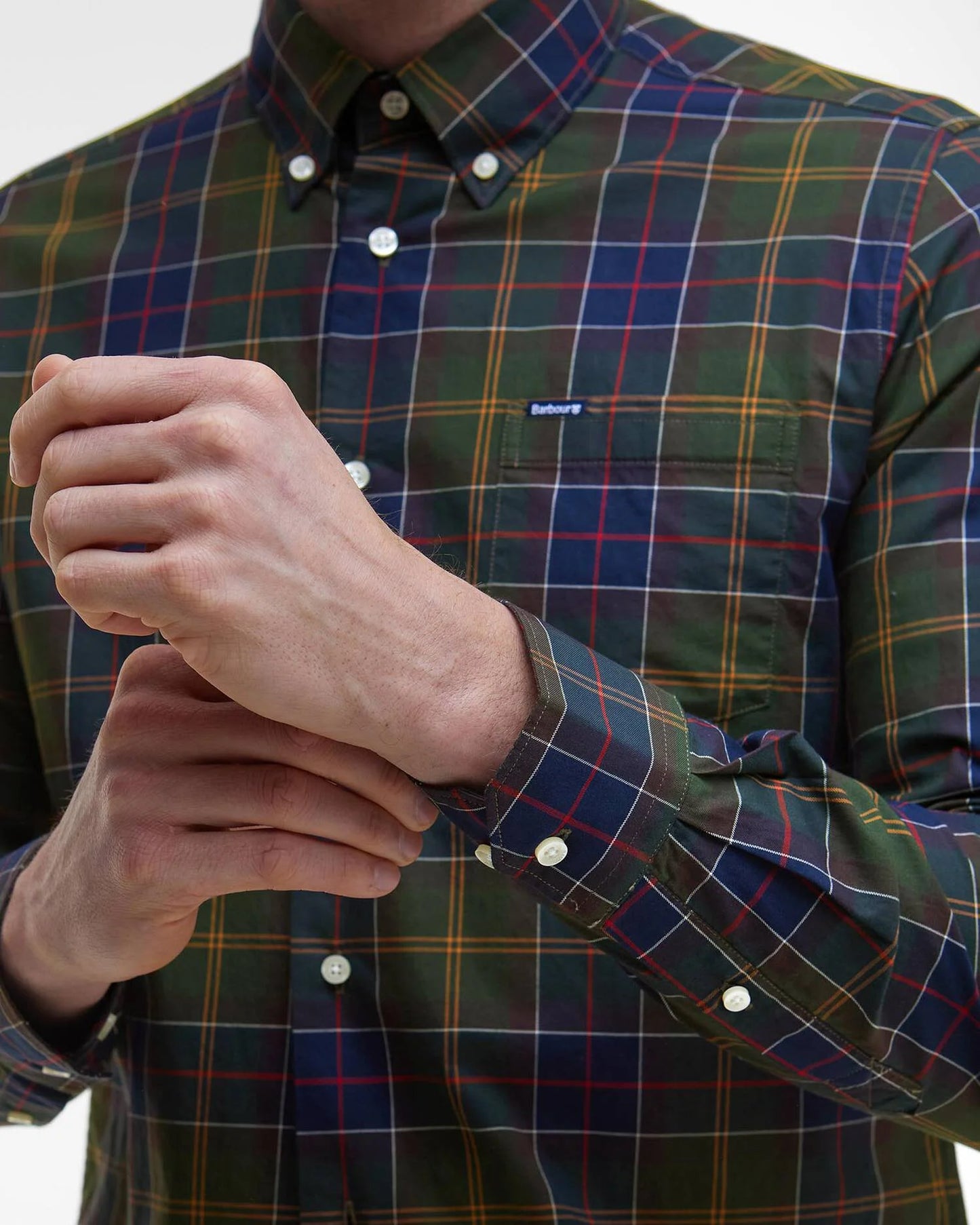 Barbour Shirt Man Kyeloch Tailored Classic
