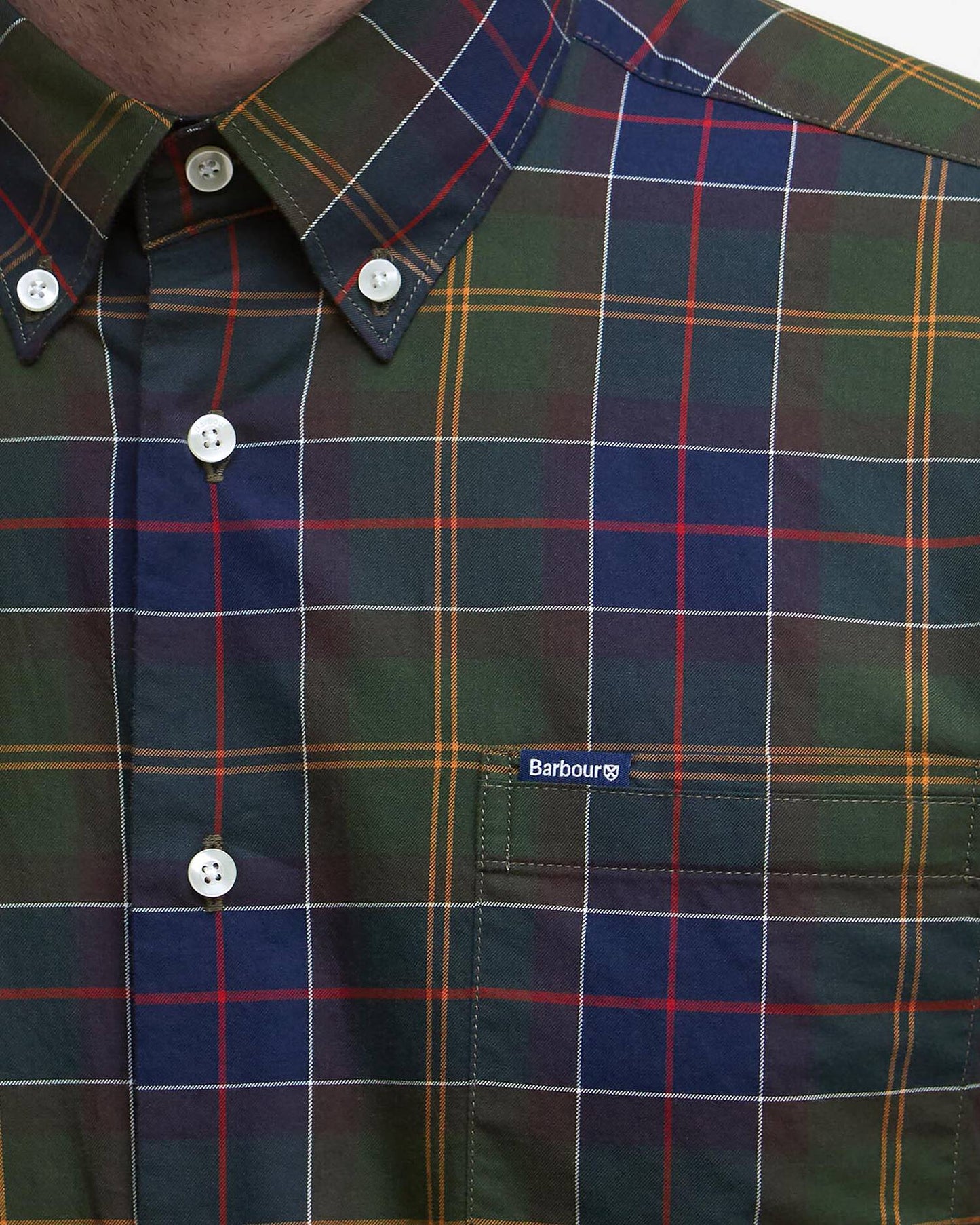 Barbour Shirt Man Kyeloch Tailored Classic