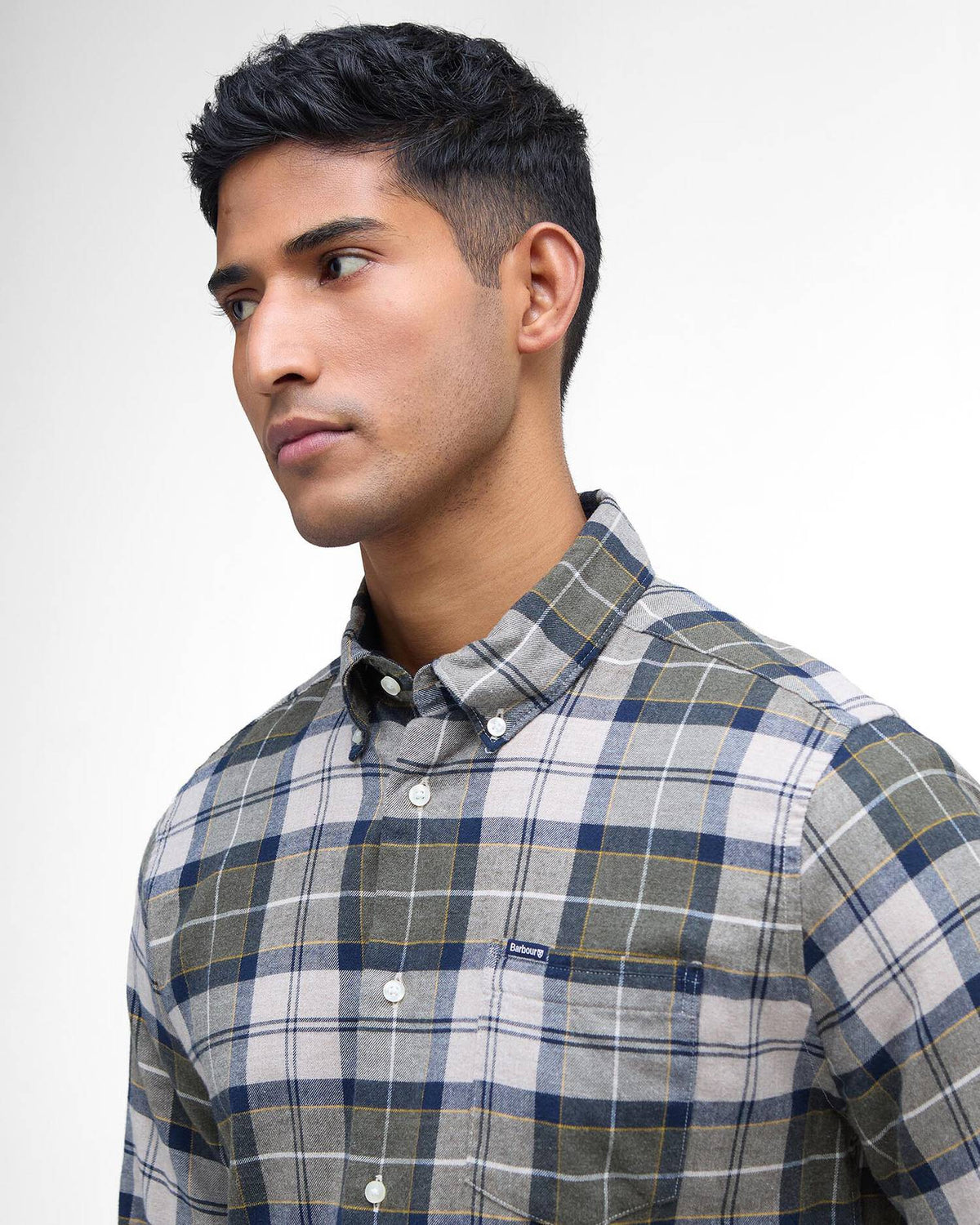 Barbour Shirt Woman Fortrose Forest Mist