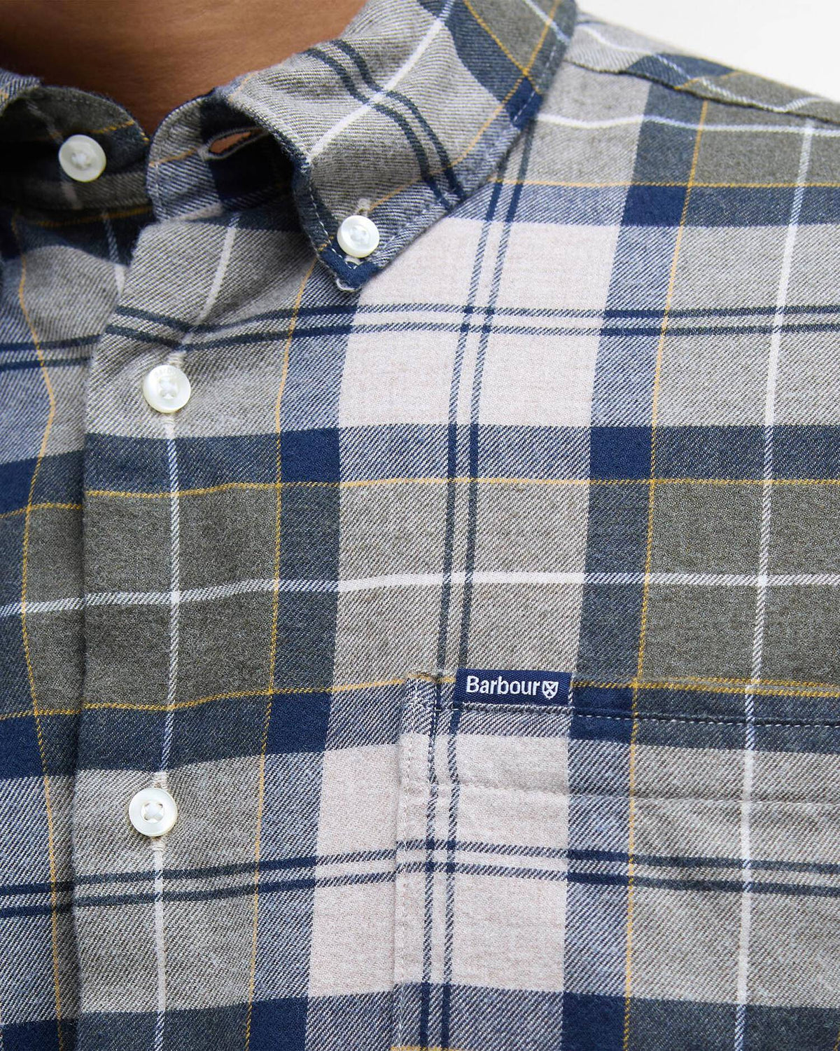 Barbour Shirt Woman Fortrose Forest Mist