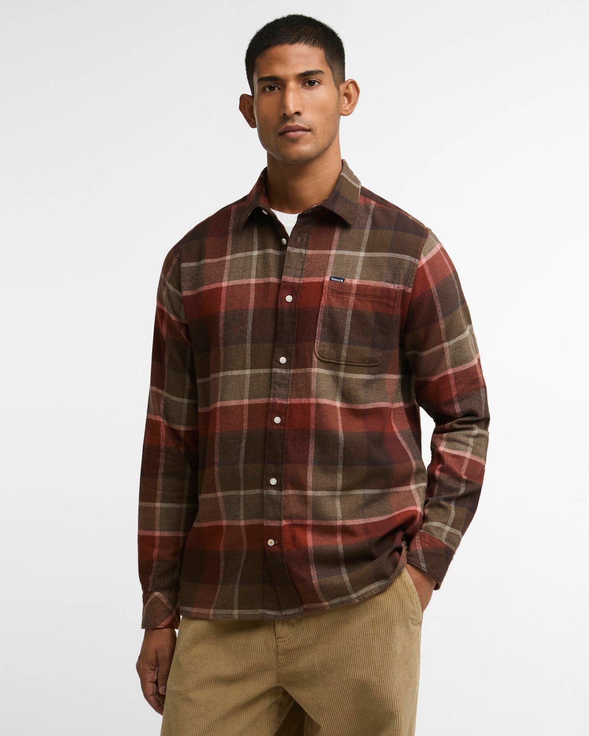 Barbour Shirt Man Copswell Beech