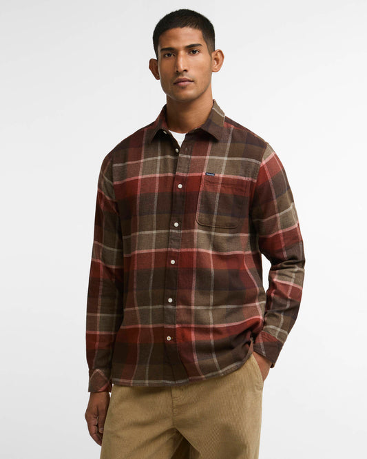 Barbour Shirt Man Copswell Beech