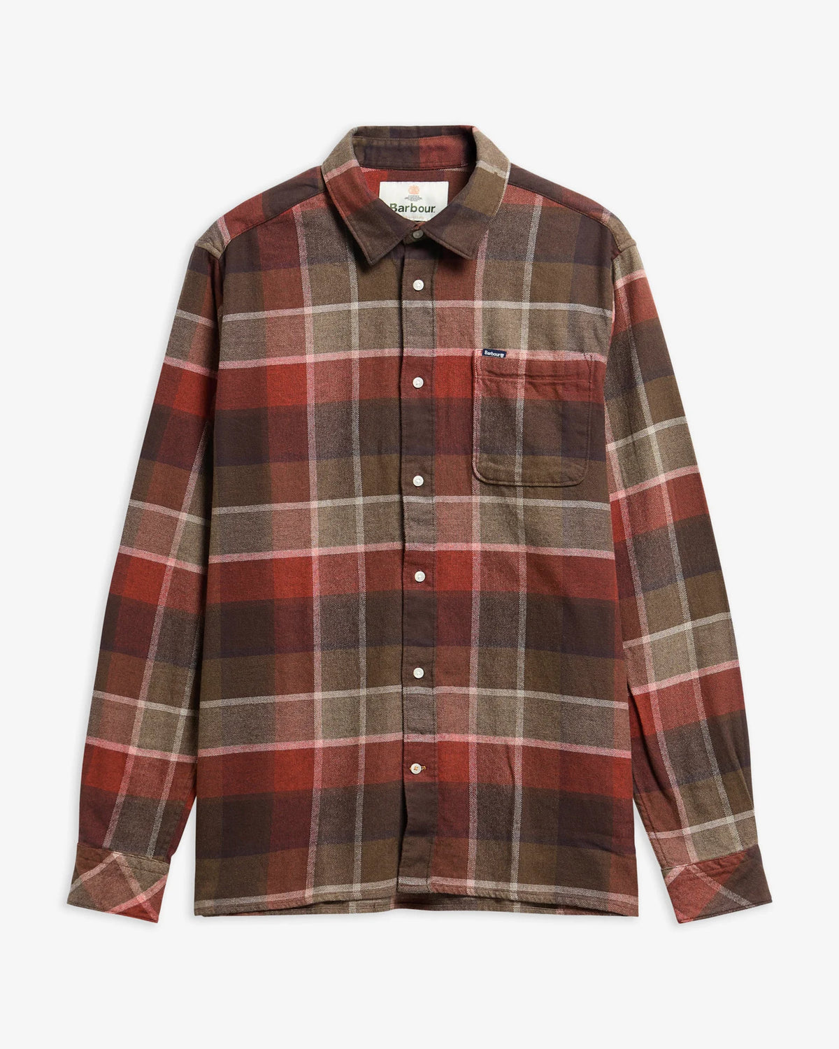 Barbour Shirt Man Copswell Beech